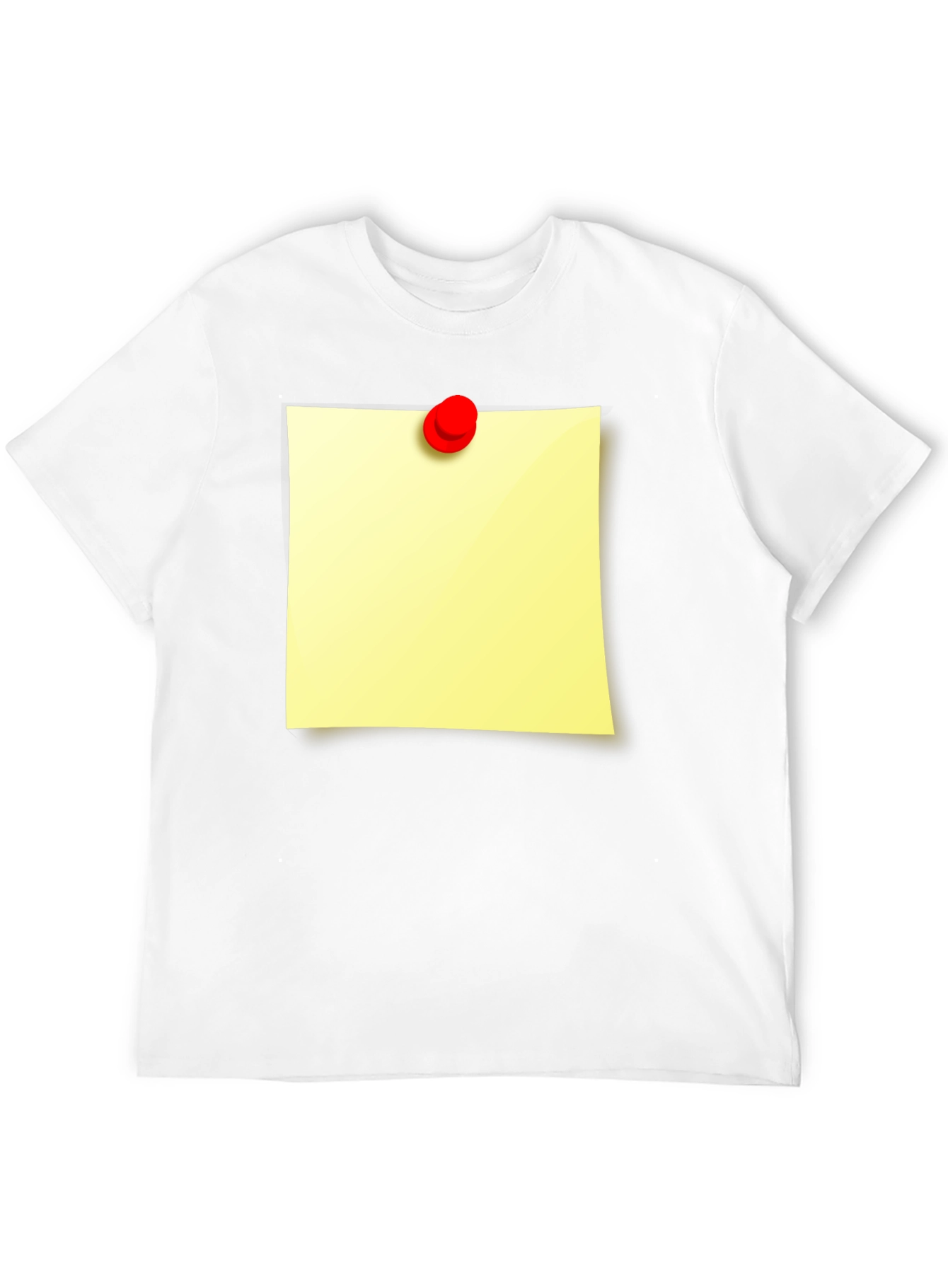 Black Sticky Note Graphic T-Shirt - Unique Novelty Tee view 12