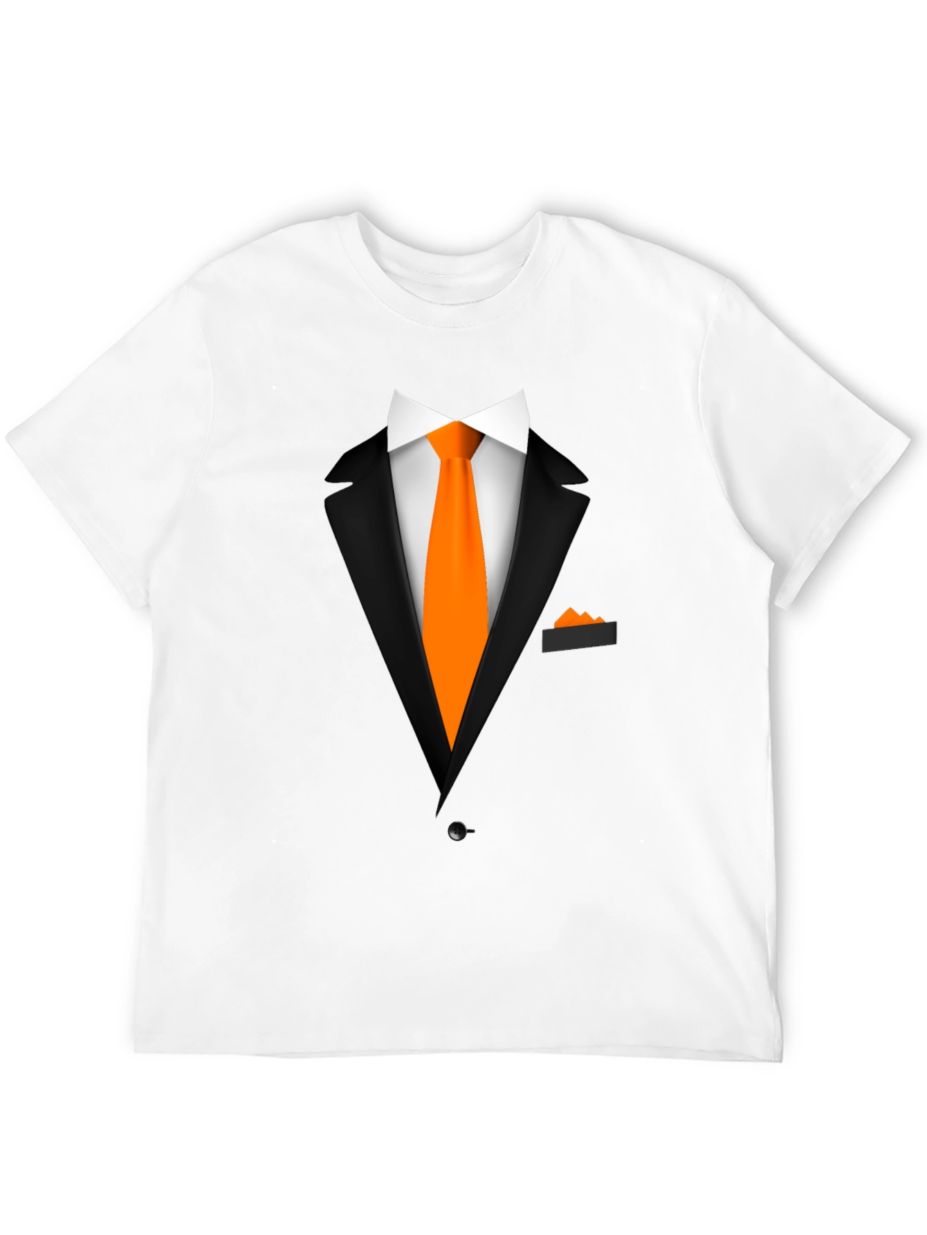 Black Suit & Tie Graphic Tee -  Formal Fun view 12