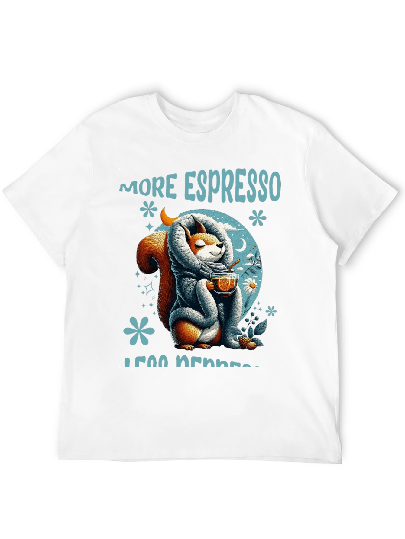 Black More Espresso Less Depresso T-Shirt view 12