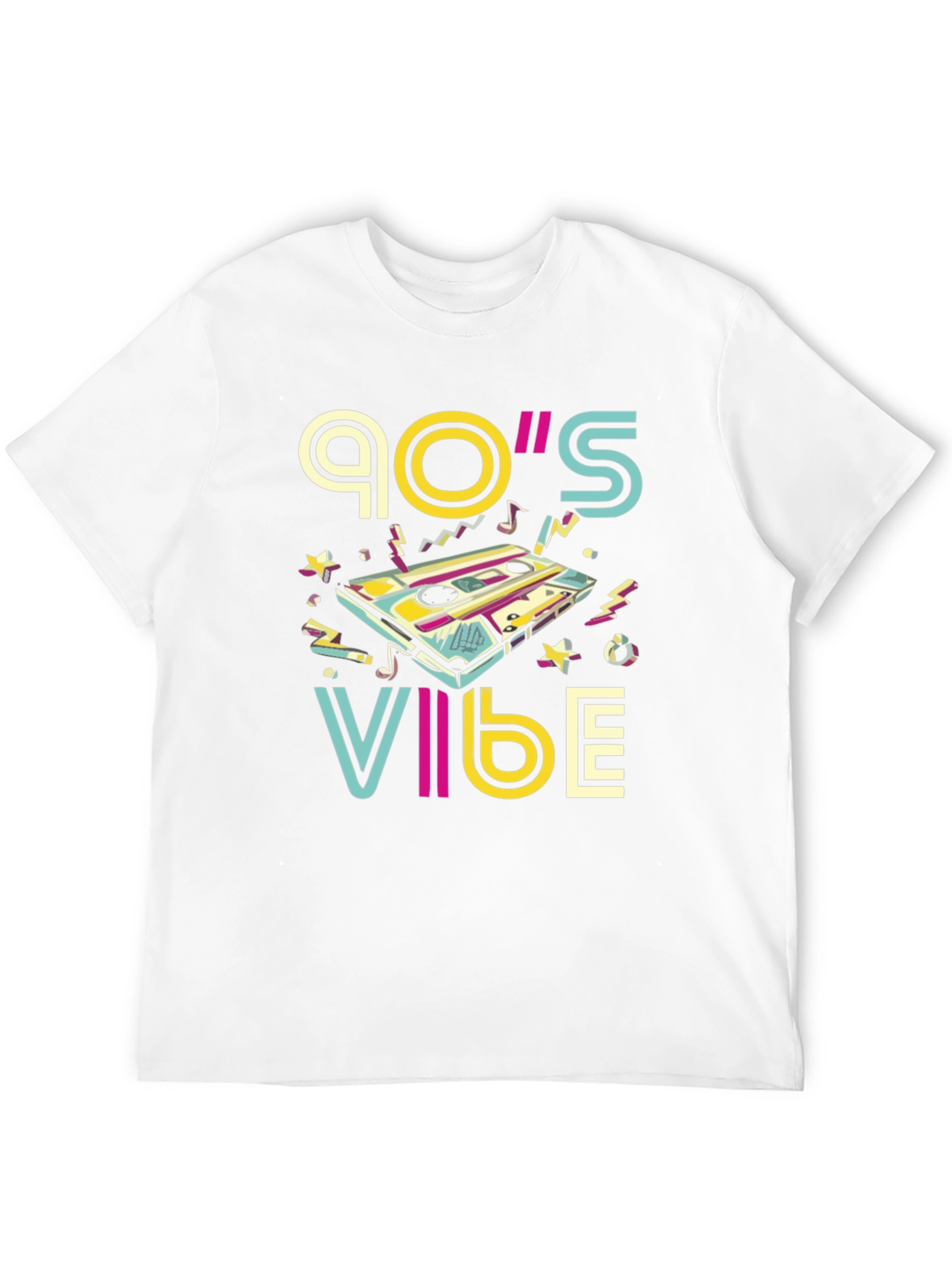 90's Vibe Retro Cassette Graphic T-Shirt - 12