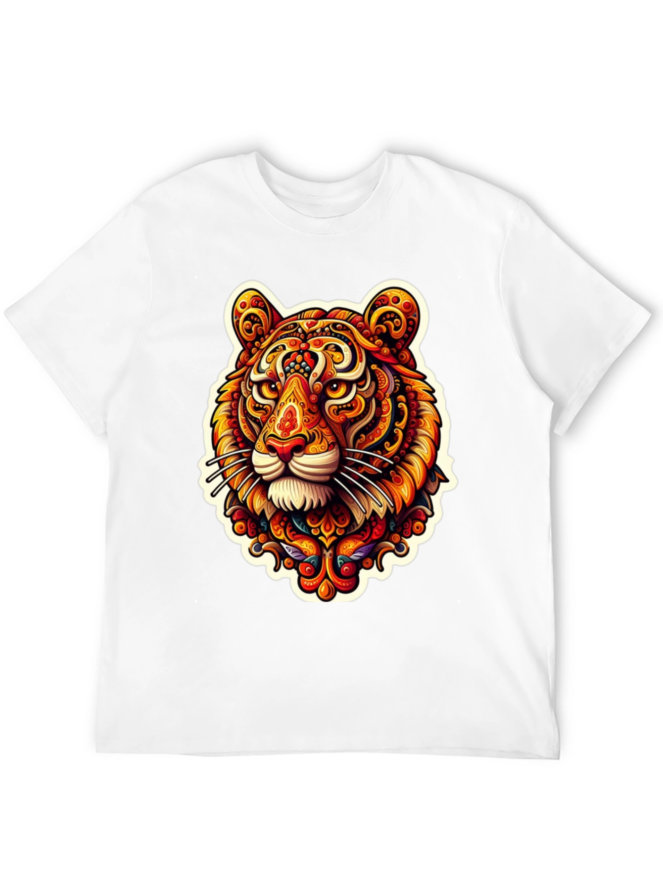 Black Tiger Graphic Tee - Unique Colorful Design view 12