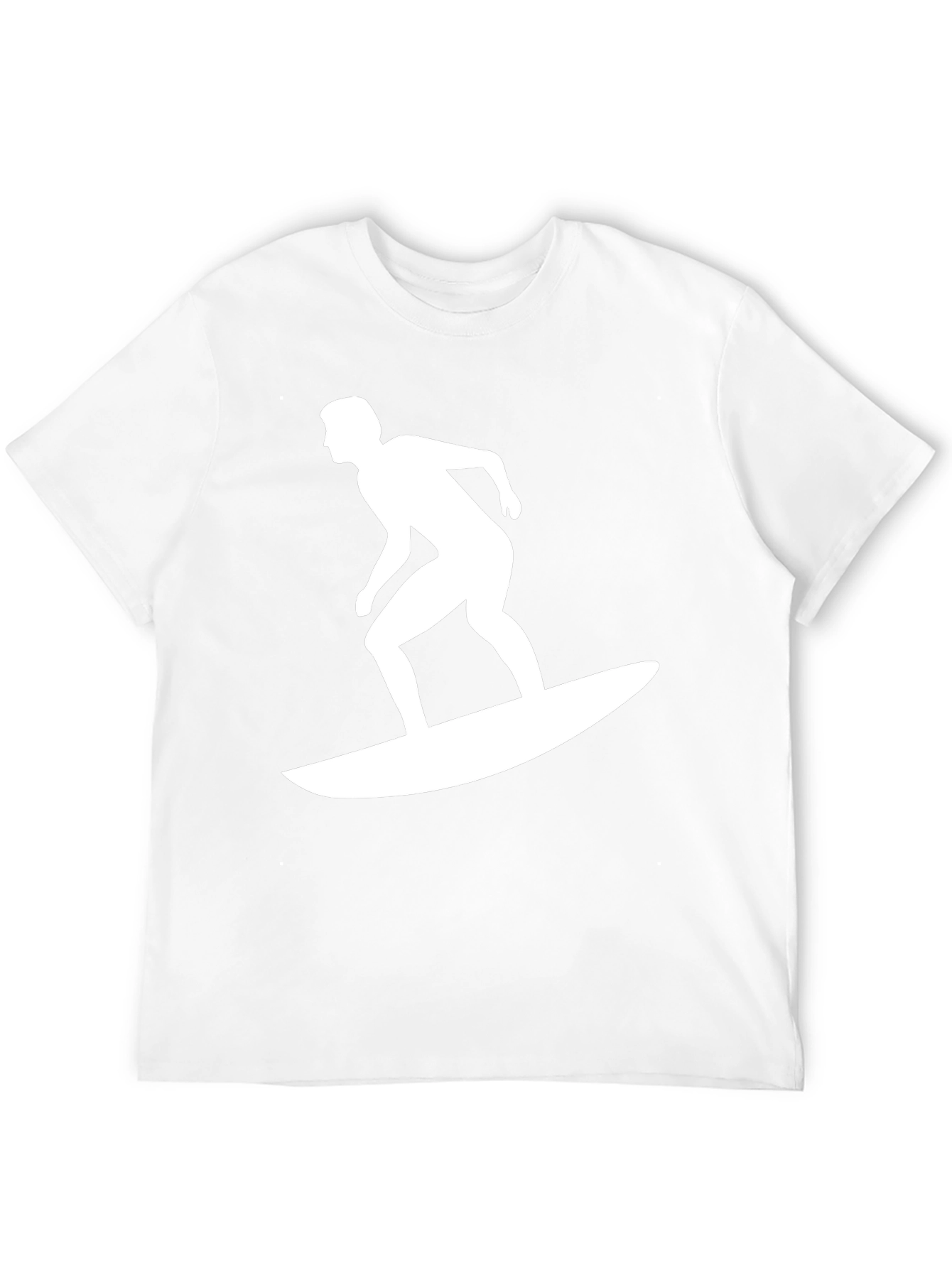 Black Black T-Shirt with Surfer Graphic view 12