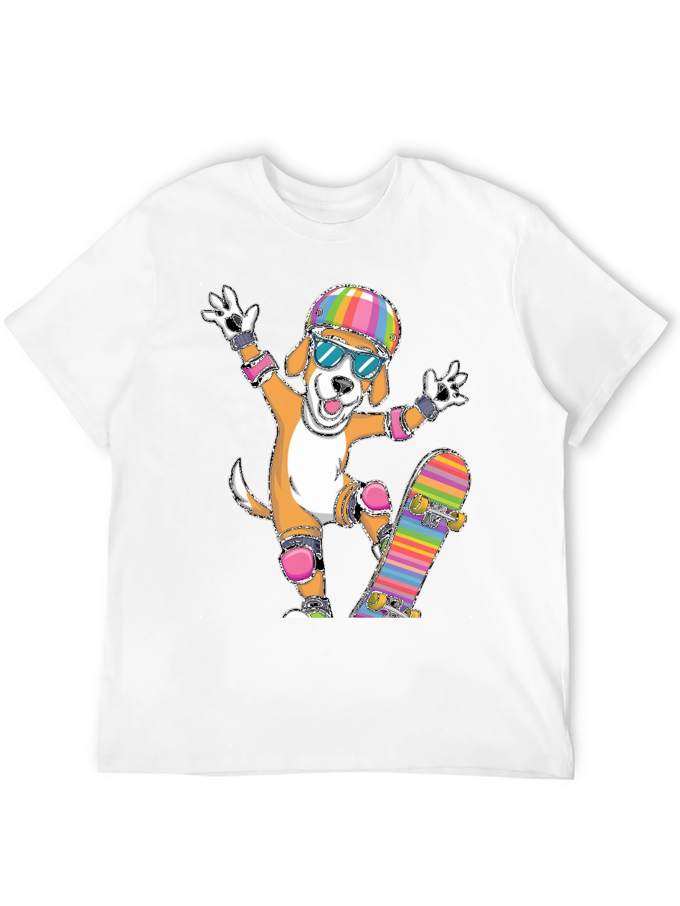 Black Dog Skateboarder Graphic Tee view 12