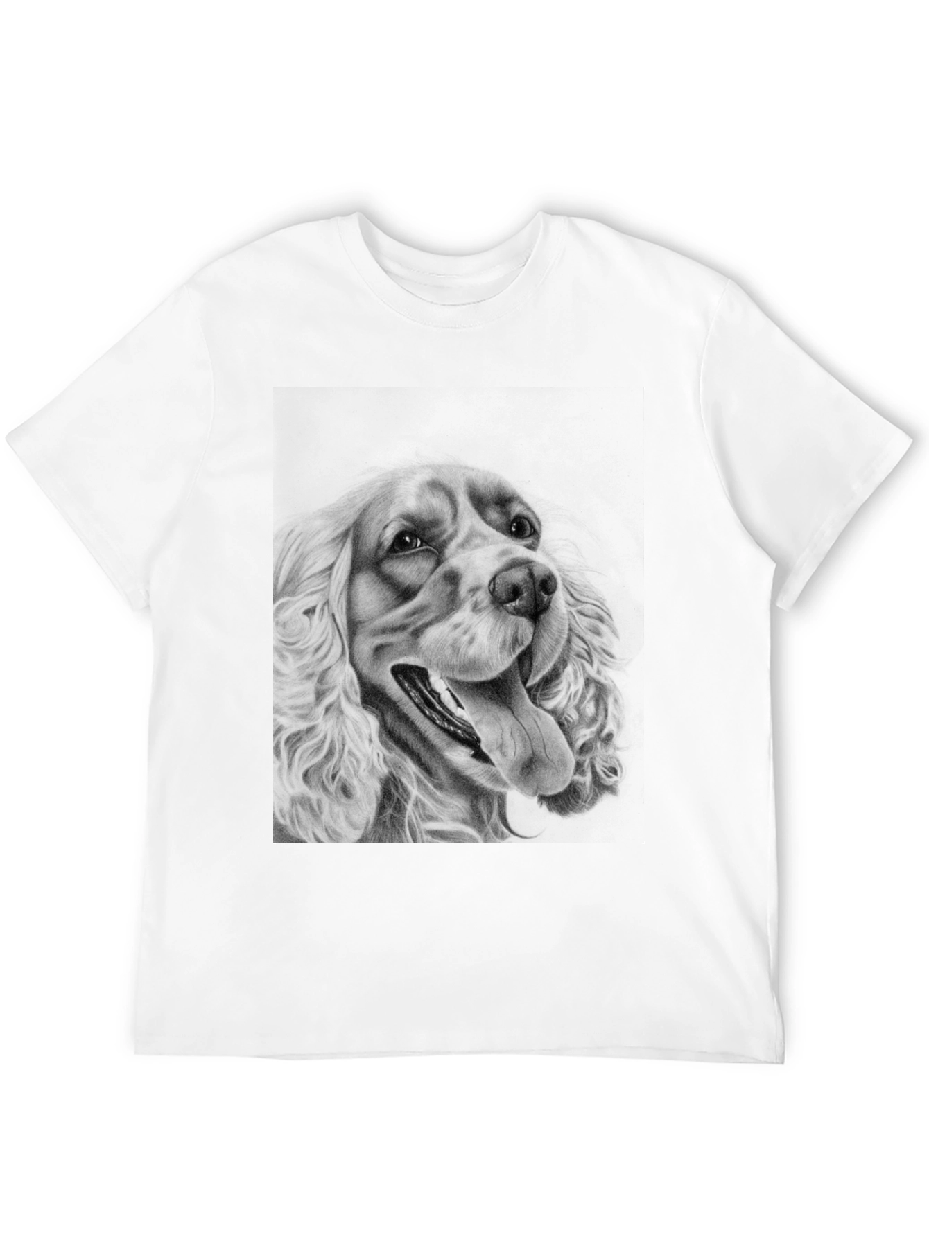Black Dog Portrait Graphic Tee - Black view 12