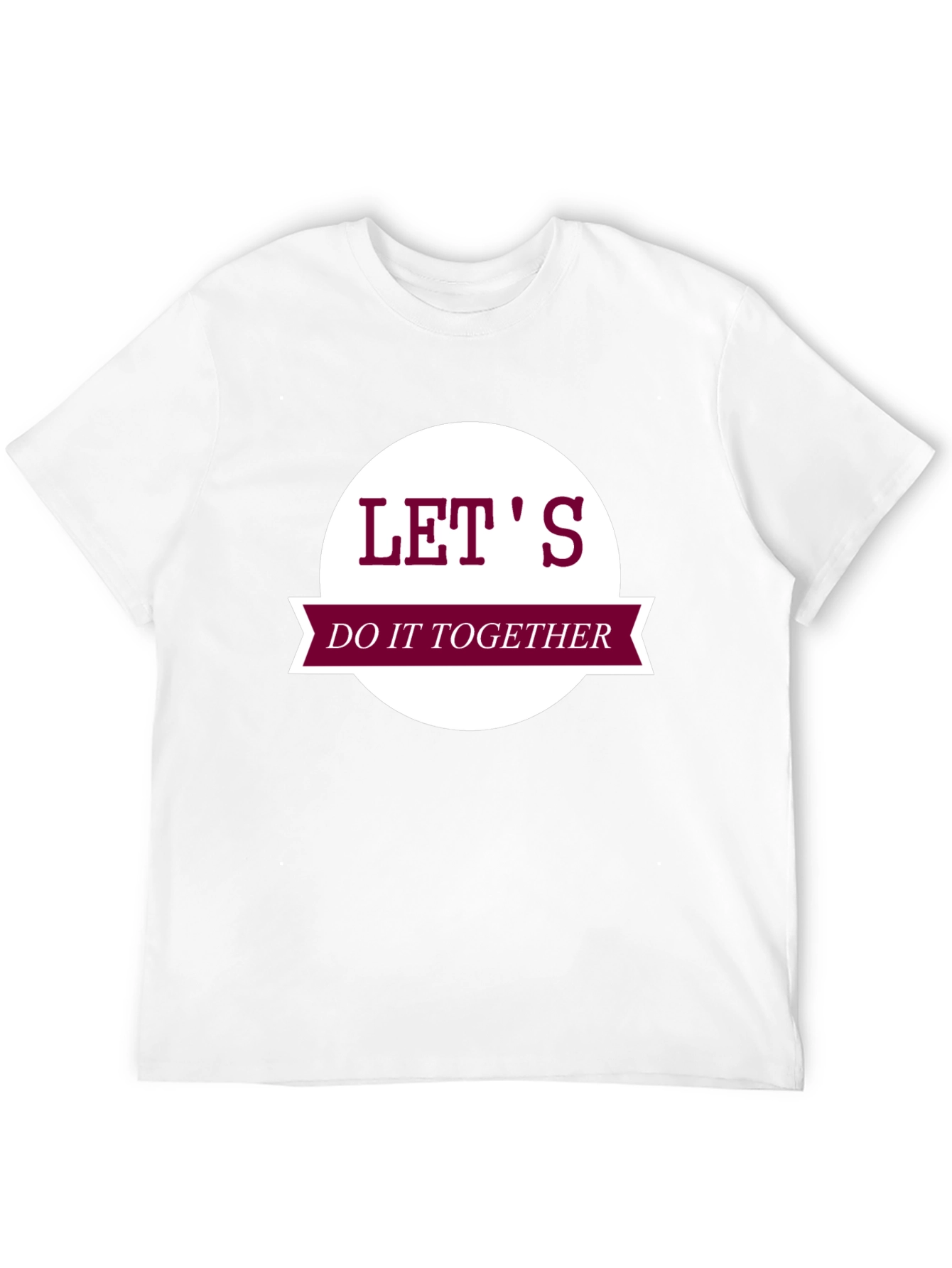 Black Let's Do It Together Graphic Tee view 12