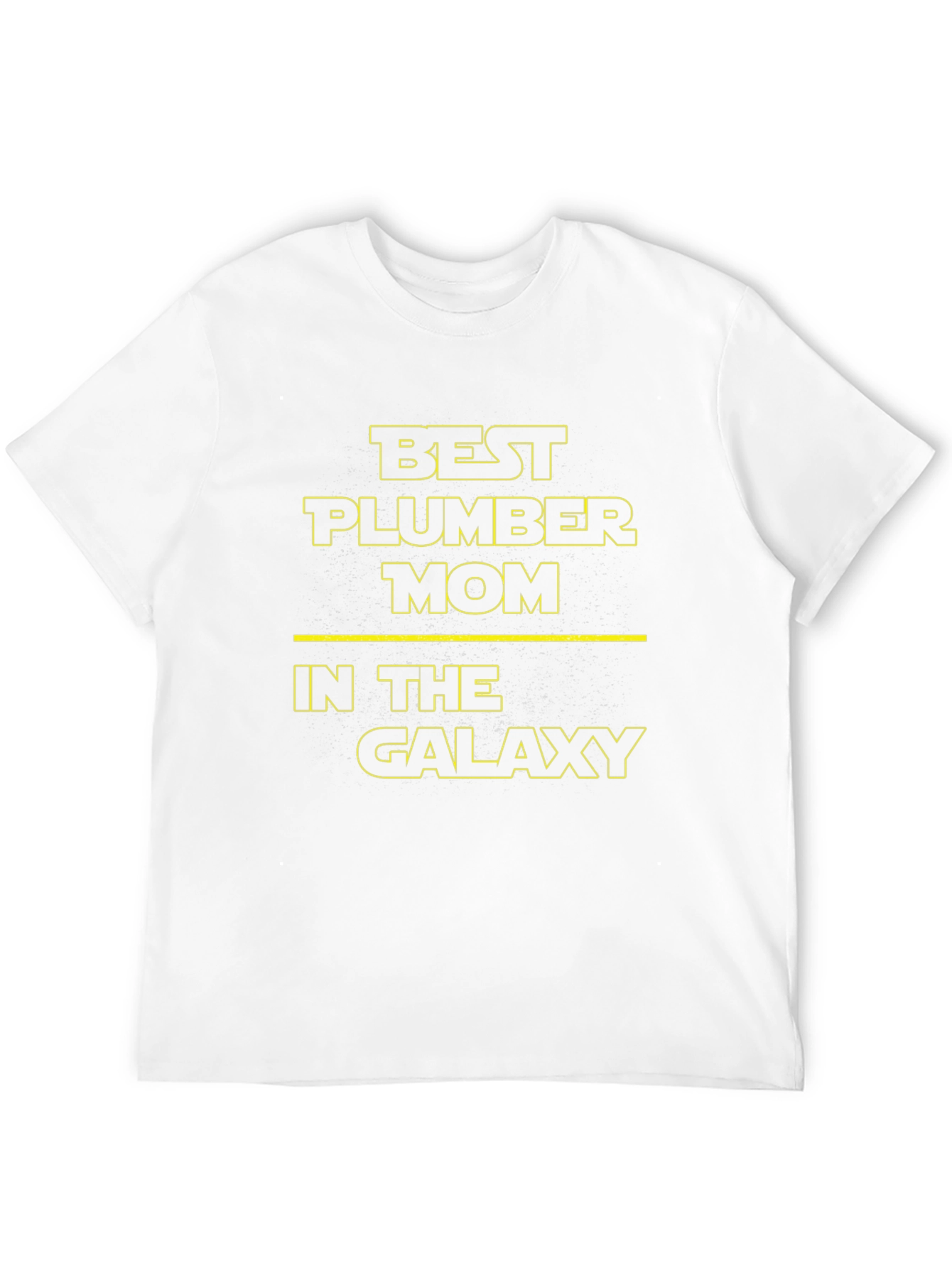 Black Best Plumber Mom in the Galaxy Black T-Shirt view 12