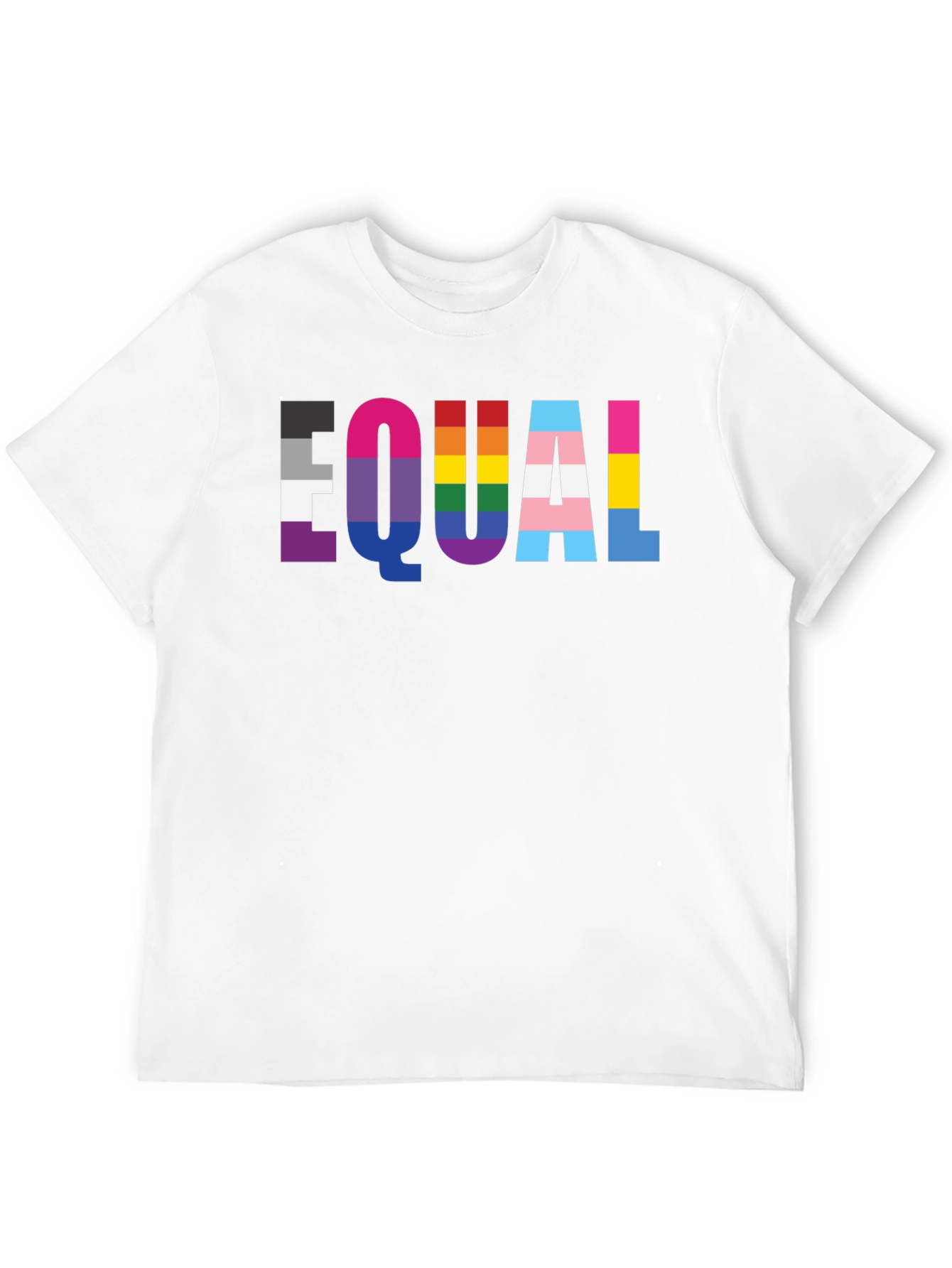 Black EQUAL Pride LGBTQ+ Graphic Tee view 12