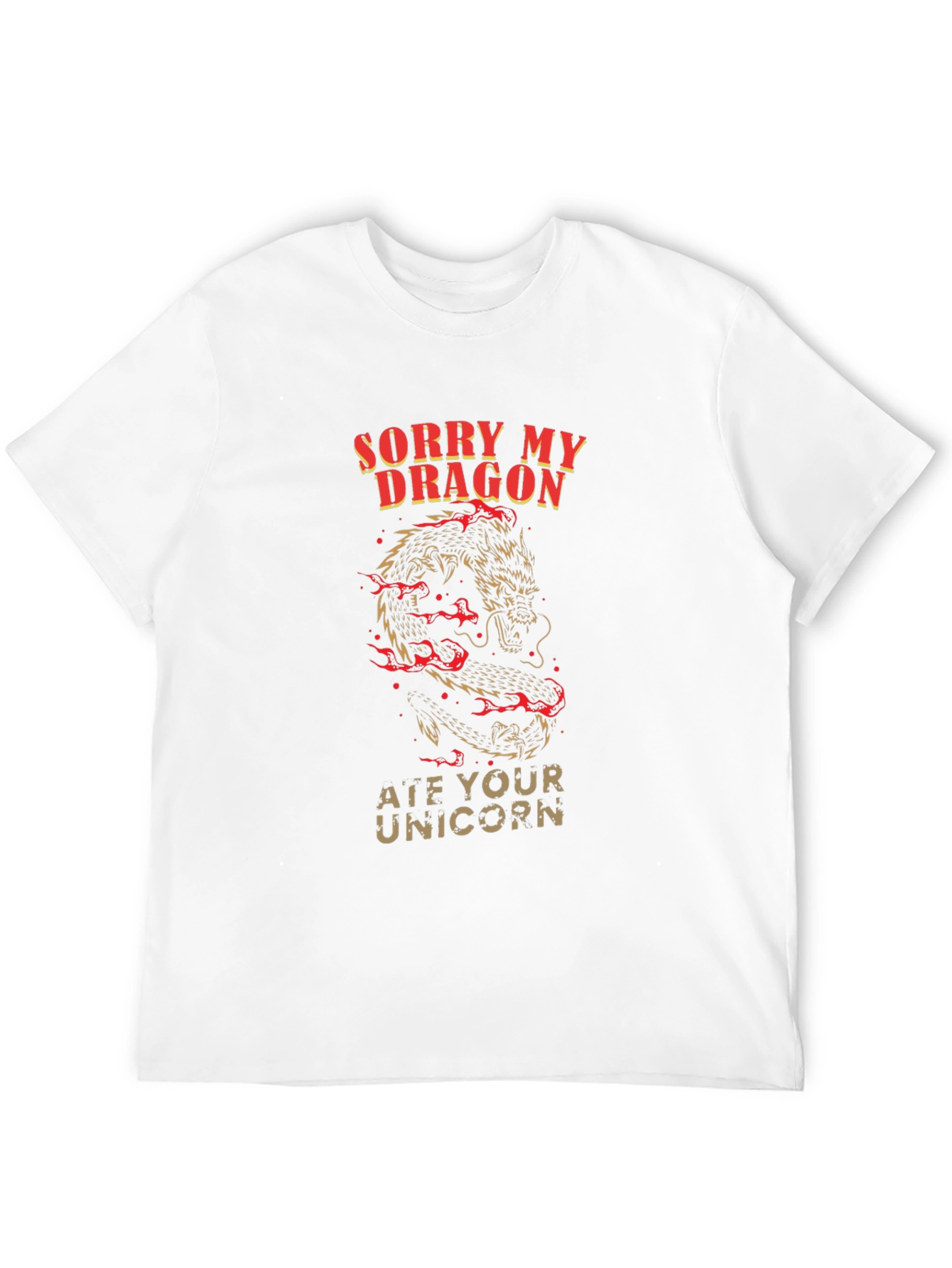 Black Dragon Ate Your Unicorn Graphic Tee view 12