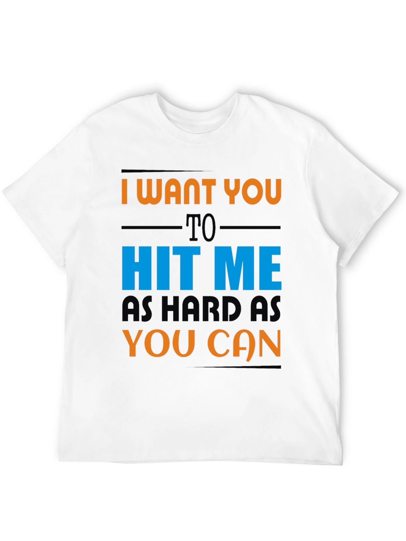 Black Hit Me Hard T-Shirt - Edgy Statement Tee view 12