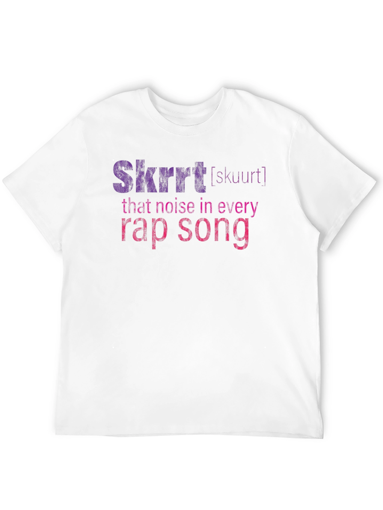 Black Skrrt Rap Song T-Shirt view 12