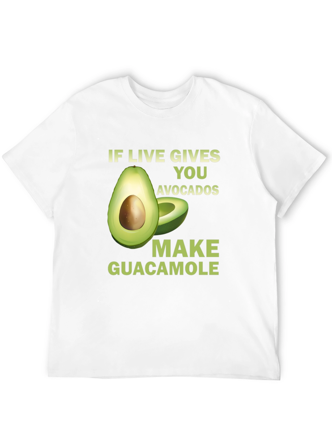 Black Avocado Guacamole Graphic Tee - Funny Foodie T-Shirt view 12