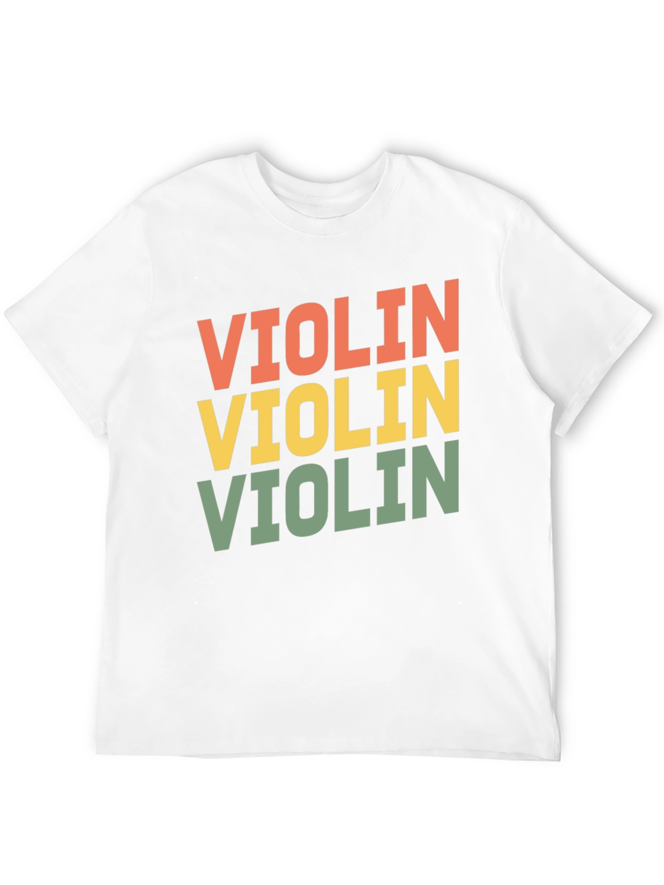Black Retro Violin Graphic Tee view 12