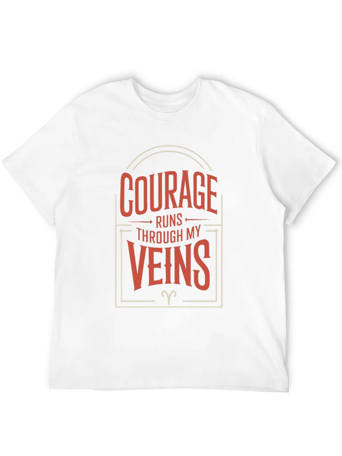 Black Courage Runs Through My Veins Graphic Tee view 12