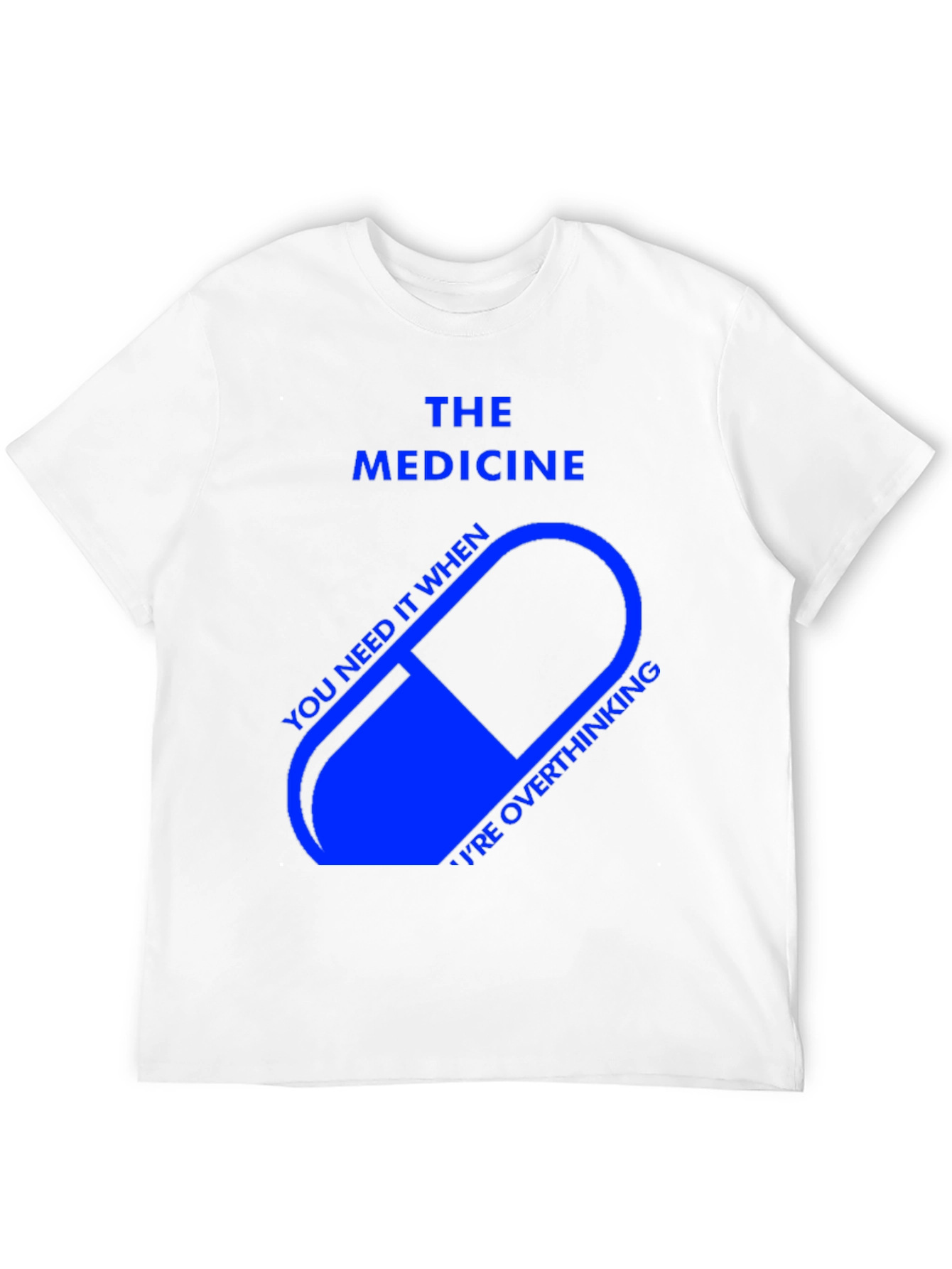 Black The Medicine T-Shirt - Overthinking Relief view 12