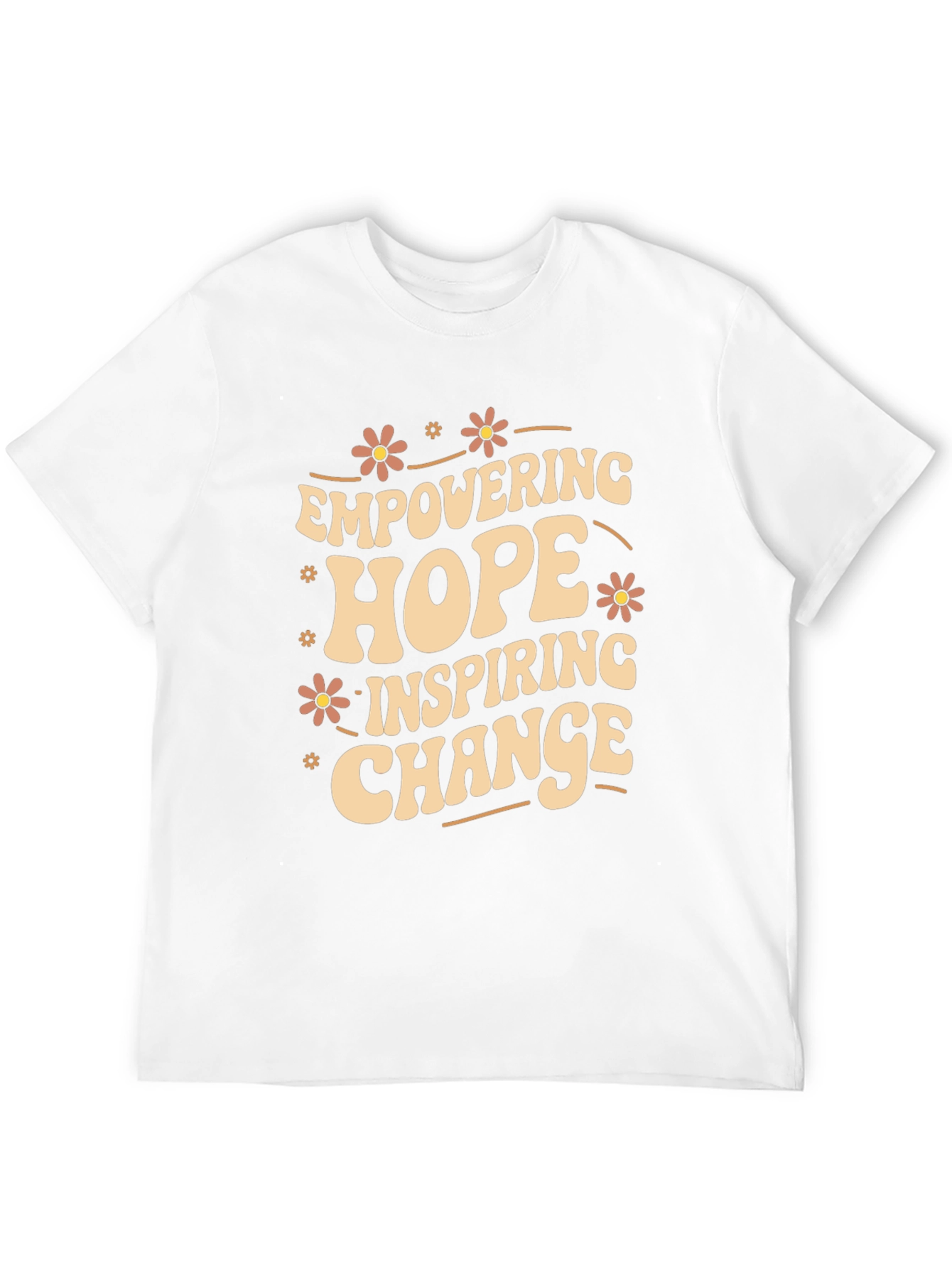 Black Empowering Hope Inspiring Change Graphic Tee view 12
