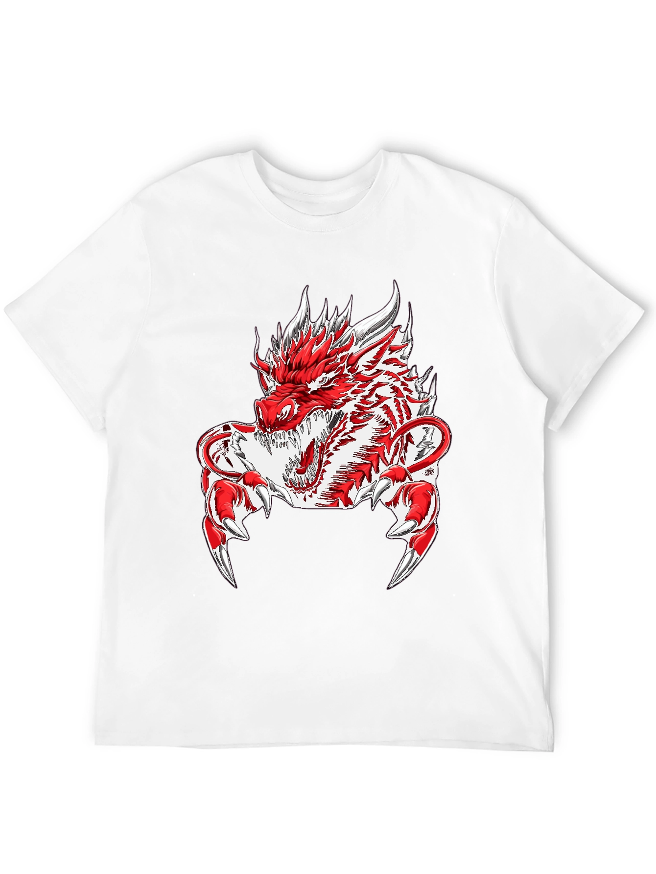 Black Dragon Graphic Tee - Men's Black T-Shirt view 12