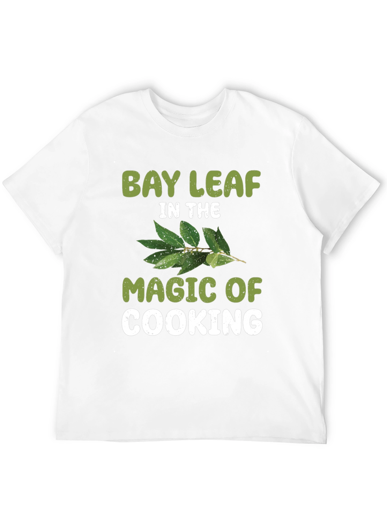 Black Bay Leaf Cooking Magic T-Shirt view 12