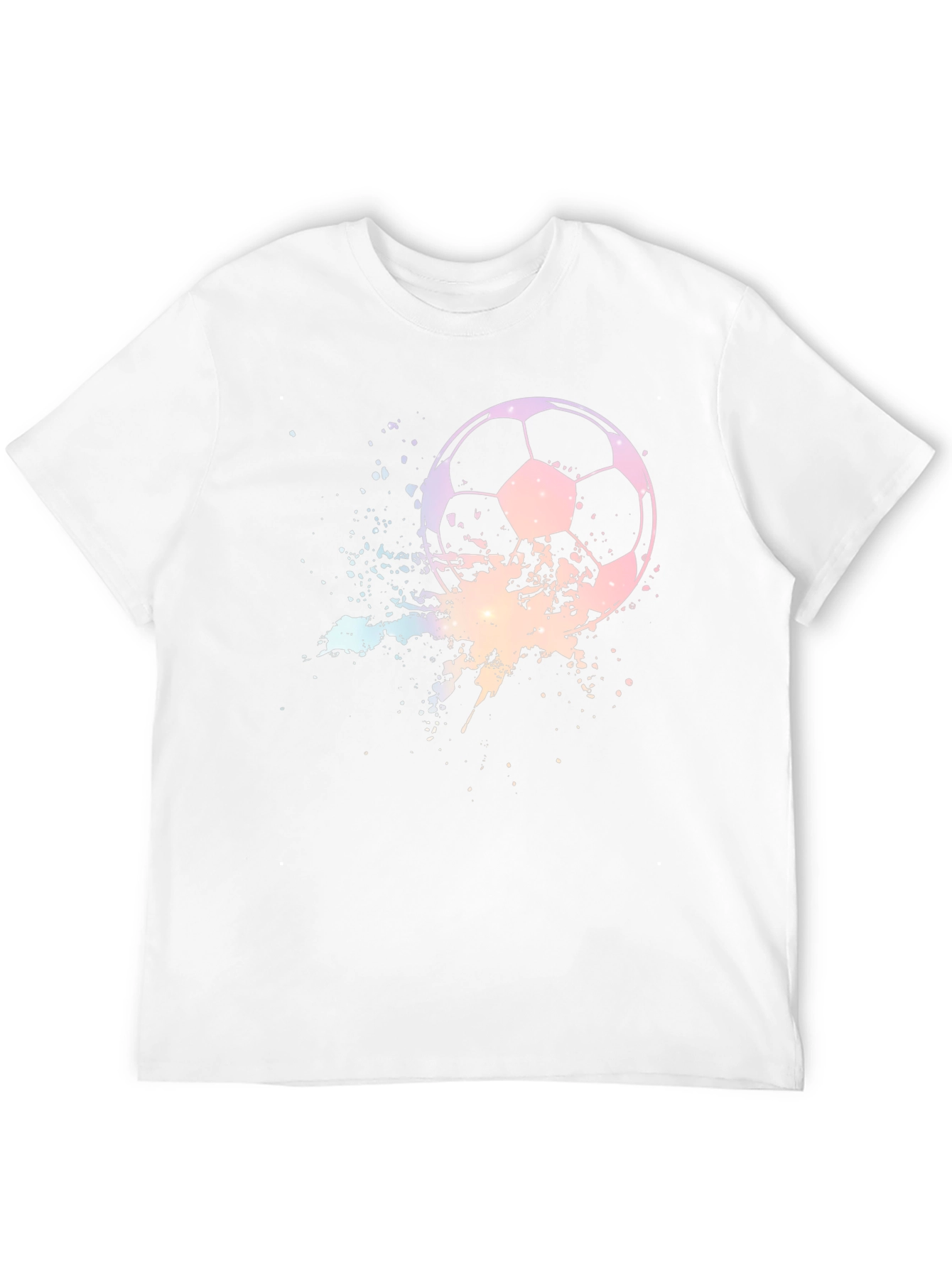 Black Soccer Splatter T-Shirt view 12