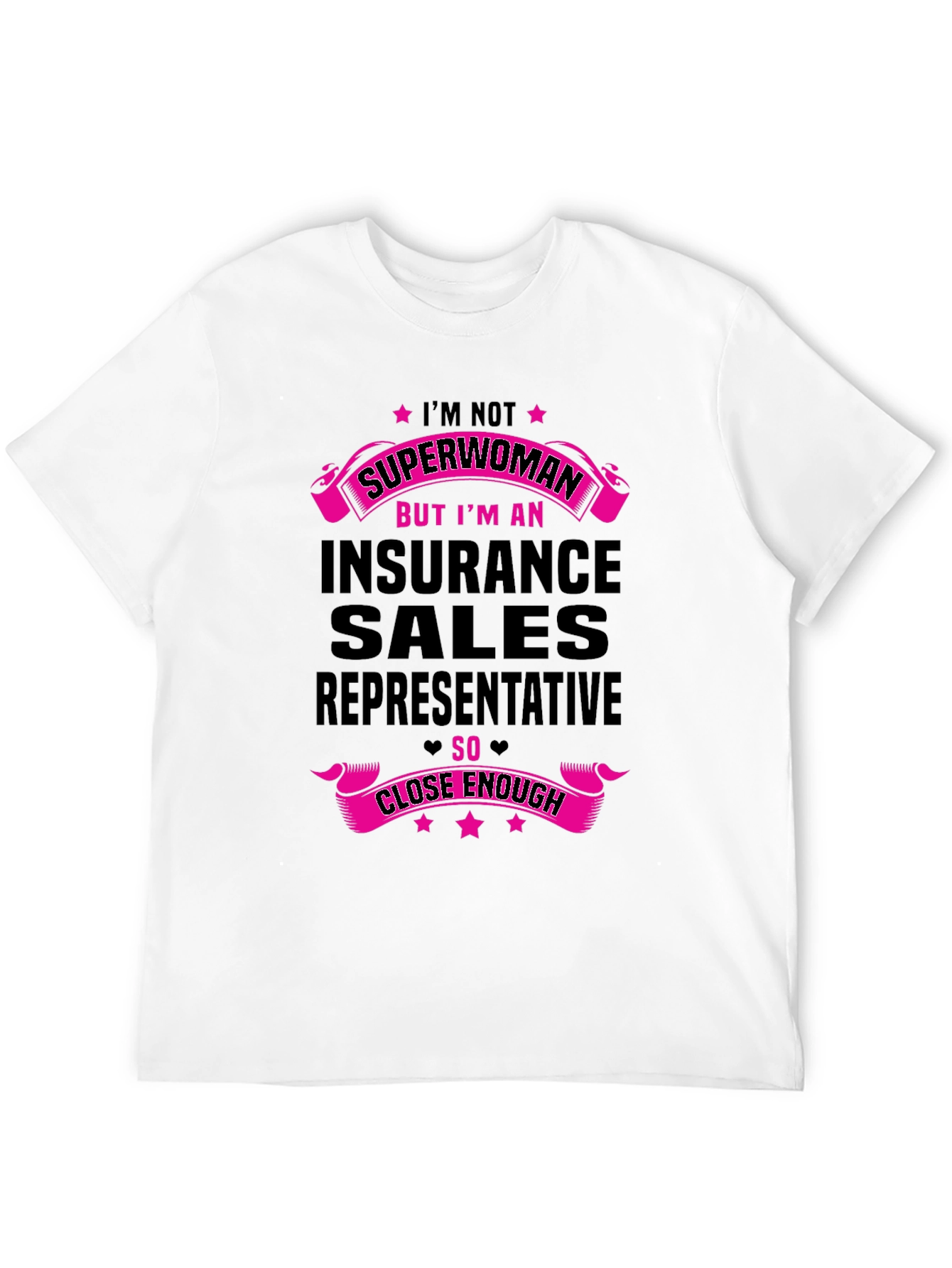 Black Insurance Sales Representative Funny T-Shirt view 12