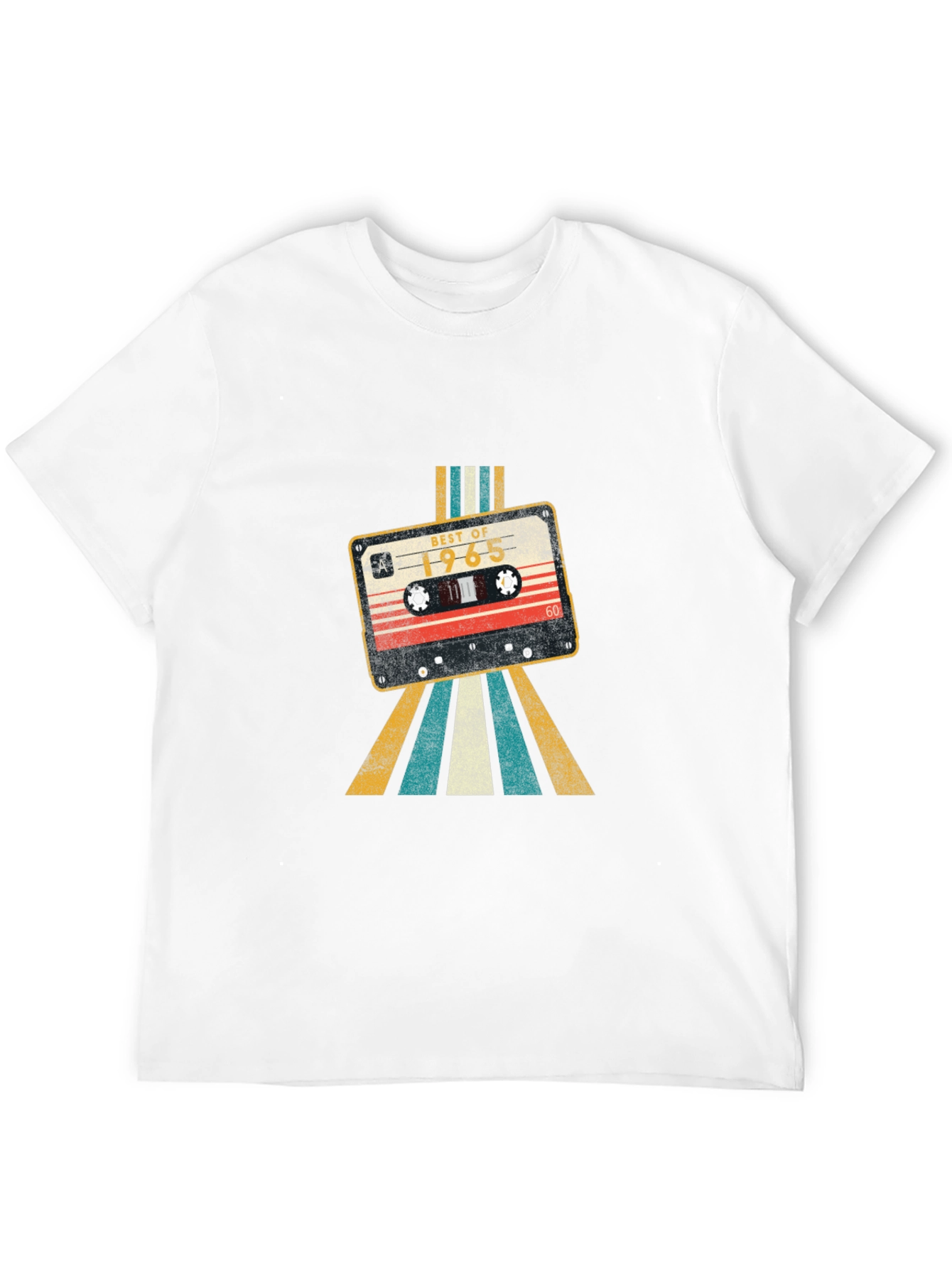 Black Retro Cassette Tape T-Shirt - Vintage Style view 12