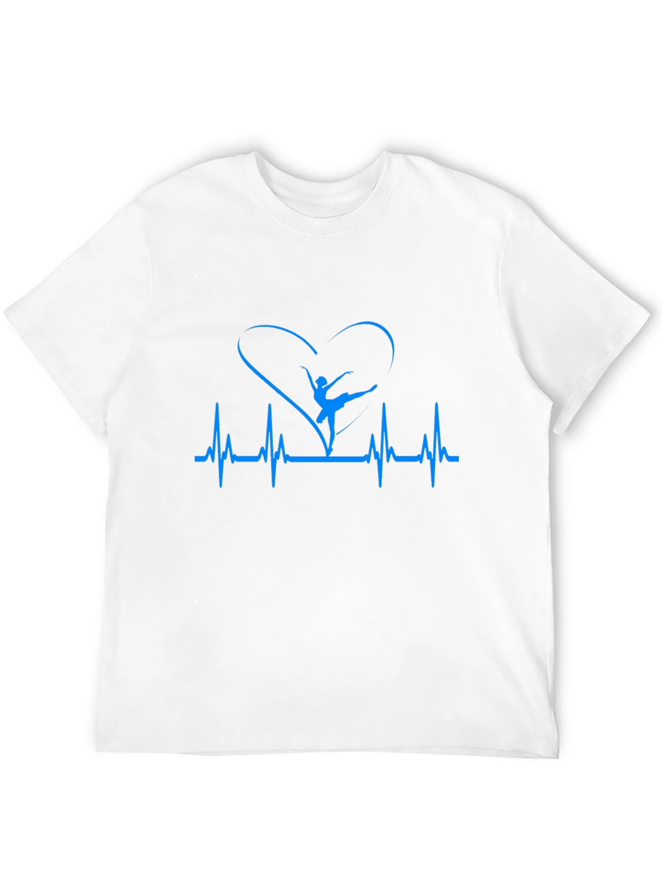 Black Ballerina Heartbeat T-Shirt - Dance Lover Tee view 12