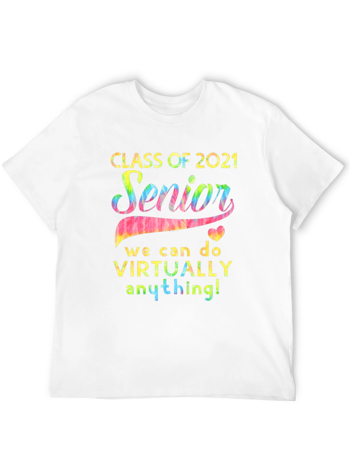 Black Class of 2021 Senior T-Shirt view 12