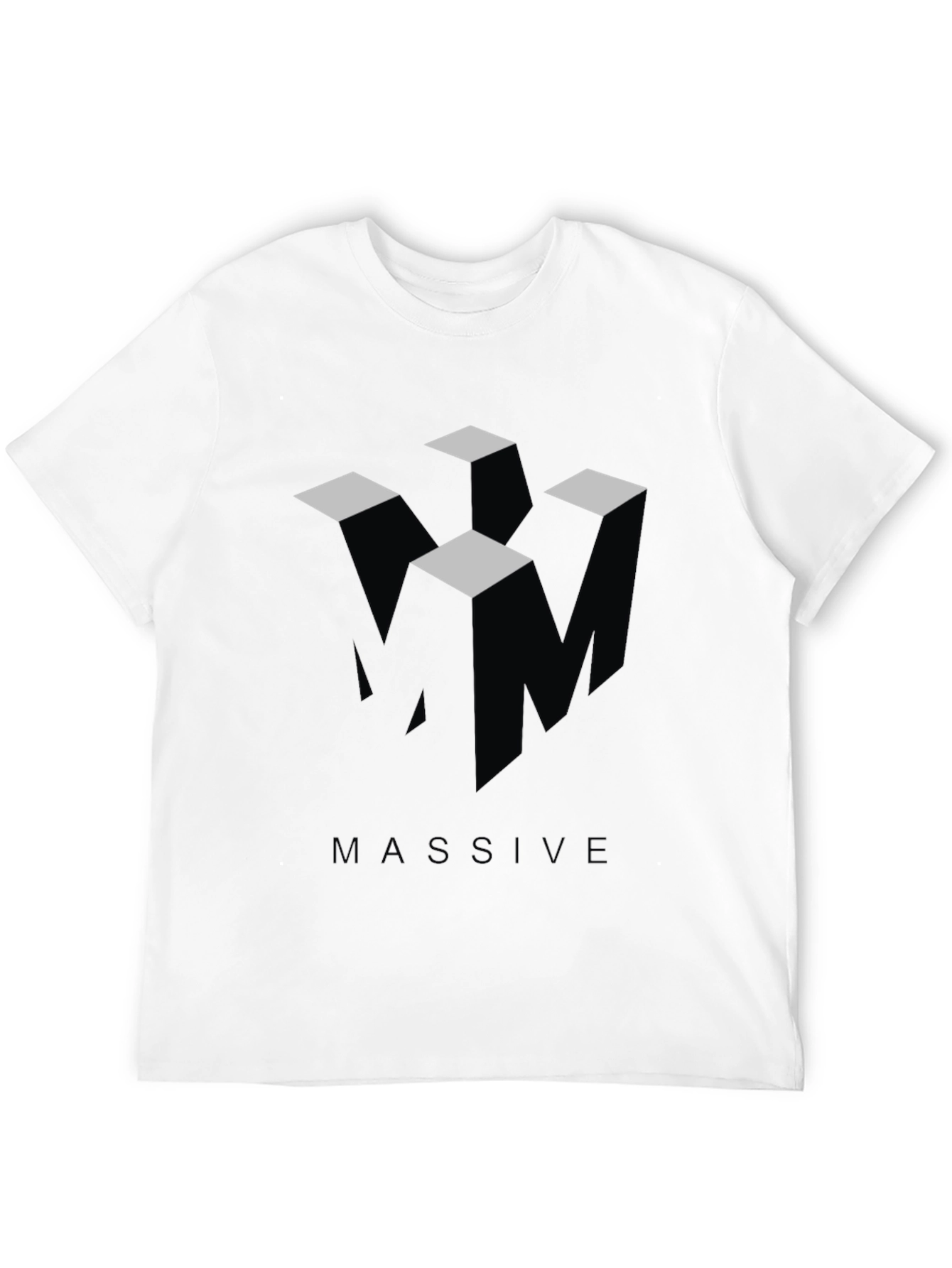 Black Massive Black Graphic Tee view 12
