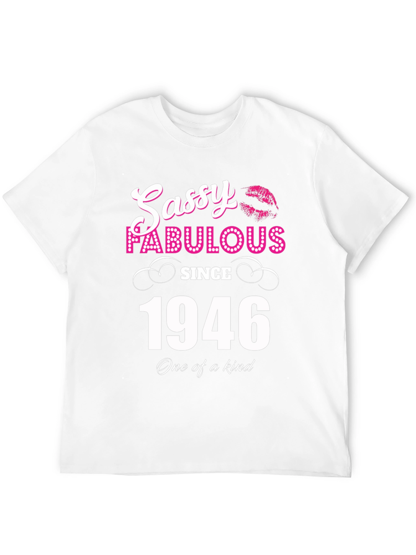 Black Sassy Fabulous Since 1946 Graphic T-Shirt view 12