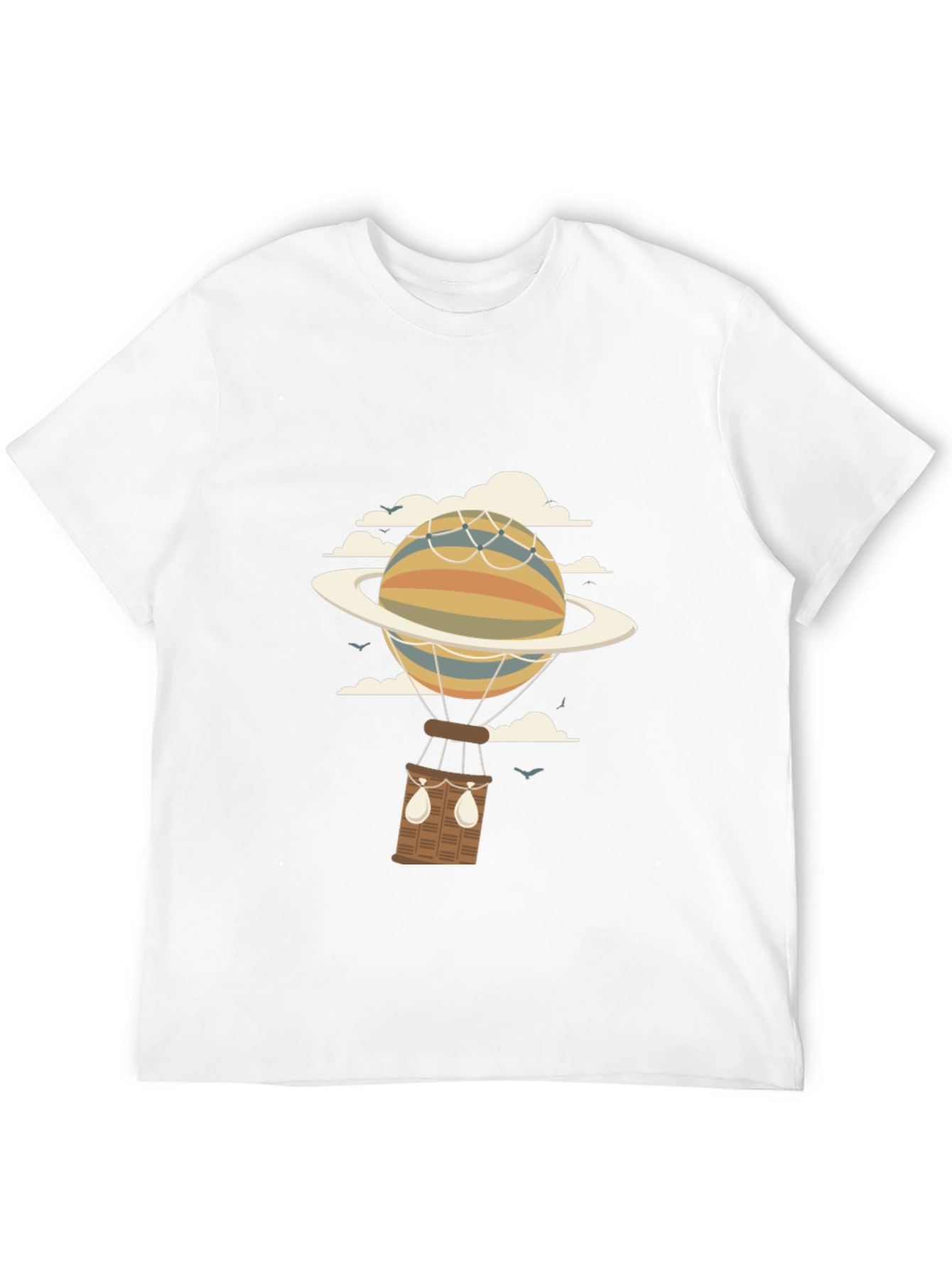 Black Planet Hot Air Balloon Graphic Tee view 12