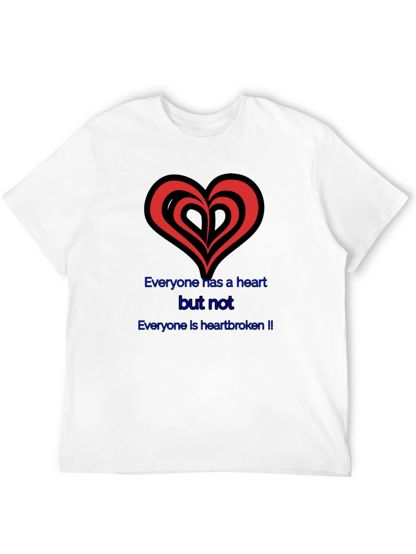 Black Heartbroken Graphic Tee - Black T-Shirt view 12