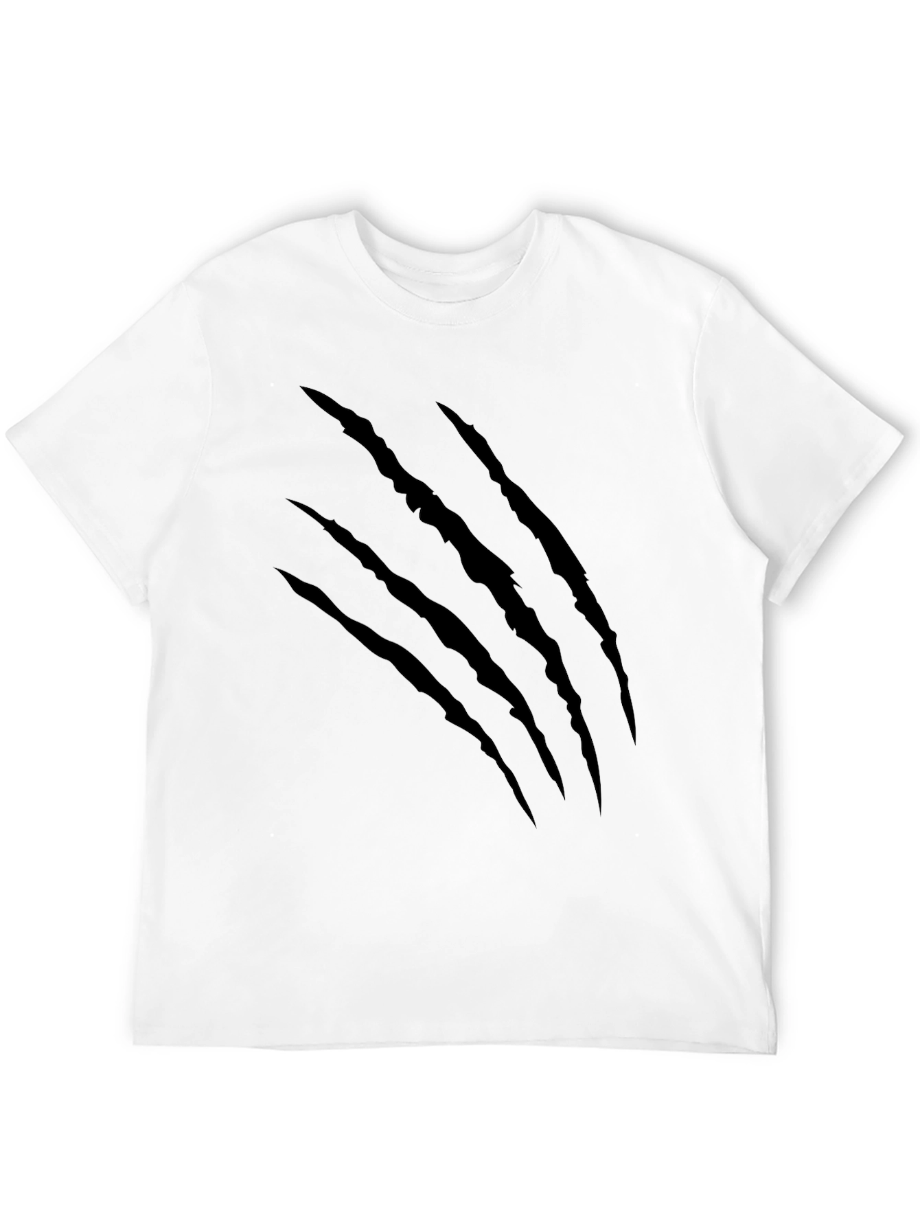 Black Black Claw Mark Graphic T-Shirt view 12