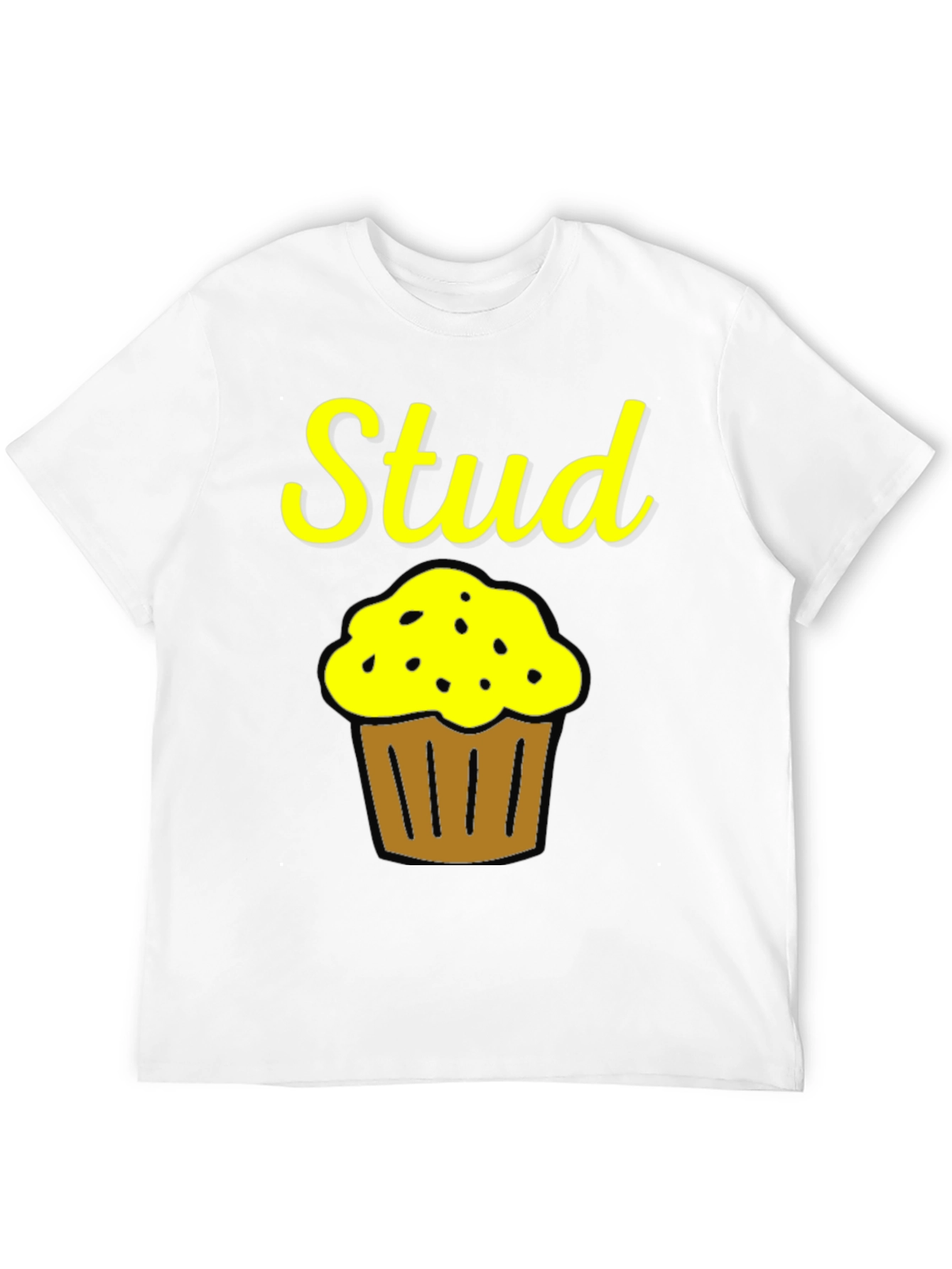Black Stud Muffin Funny Graphic T-Shirt view 12