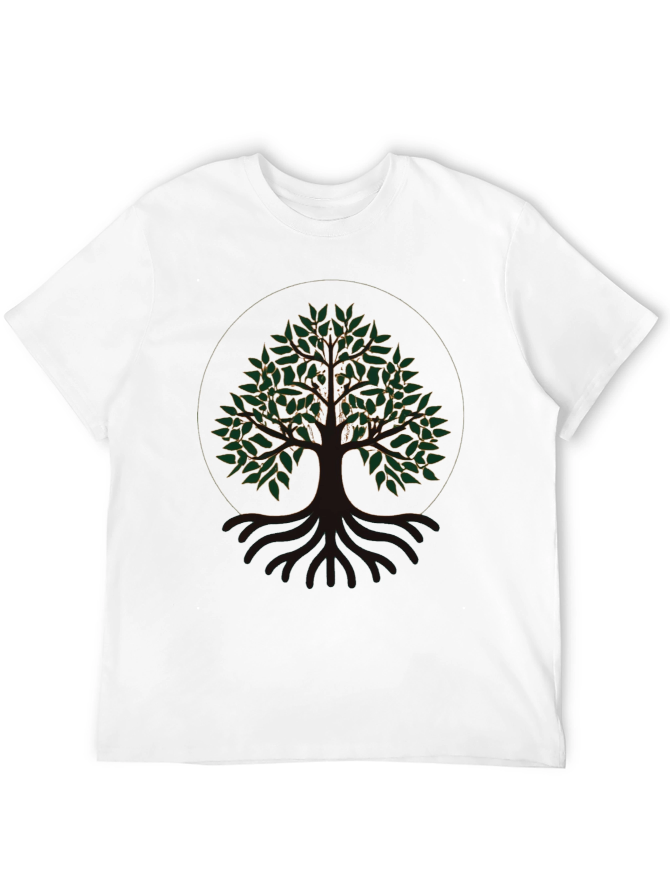 Black Tree of Life Graphic Tee - Black view 12