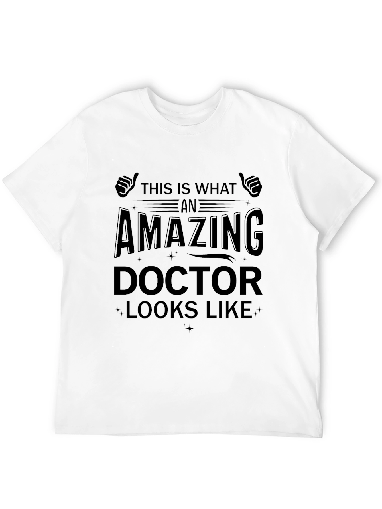 Black Amazing Doctor T-Shirt - Funny Medical Gift view 12