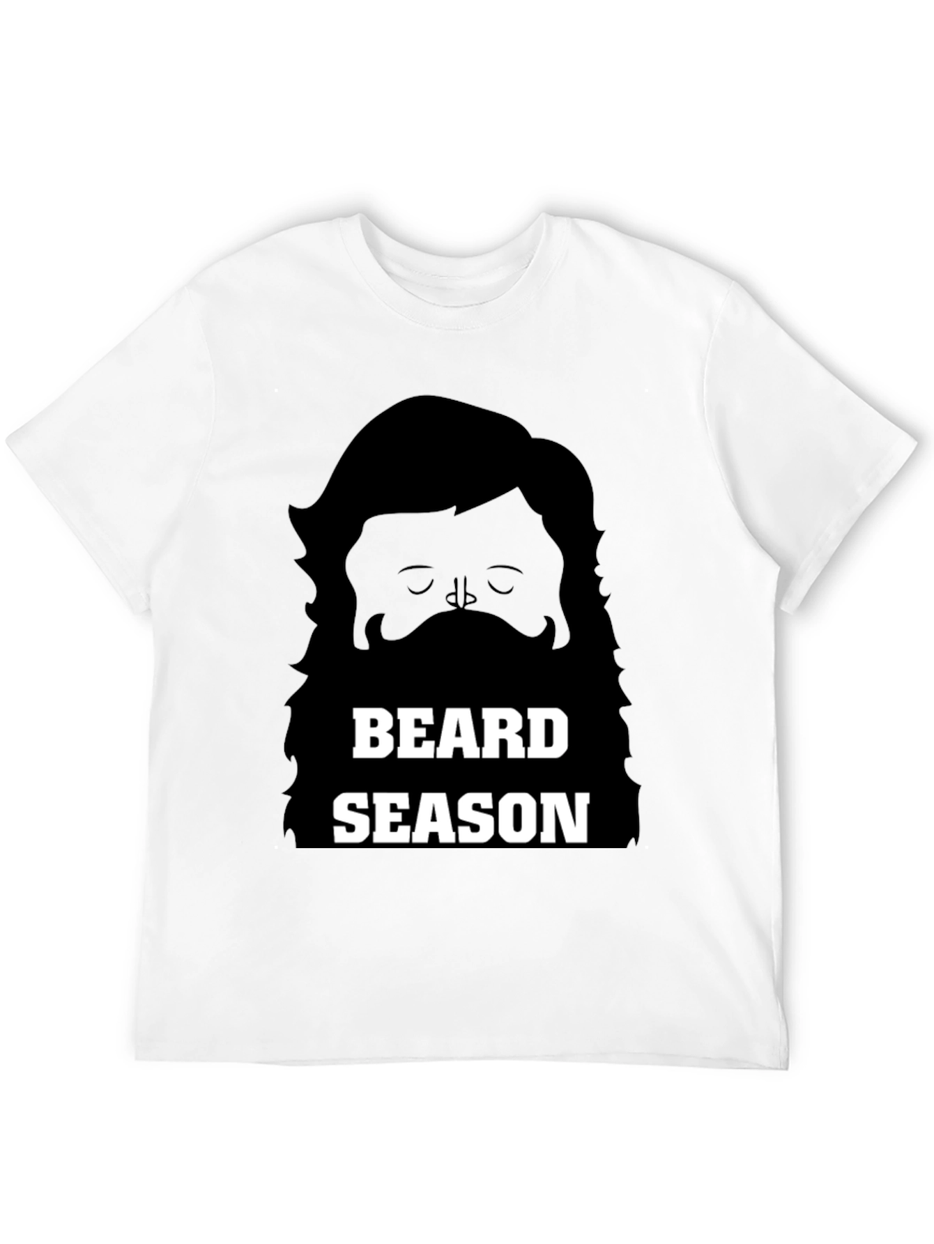 Black Beard Season Graphic Tee - Soft Cotton Unisex Shirt view 12