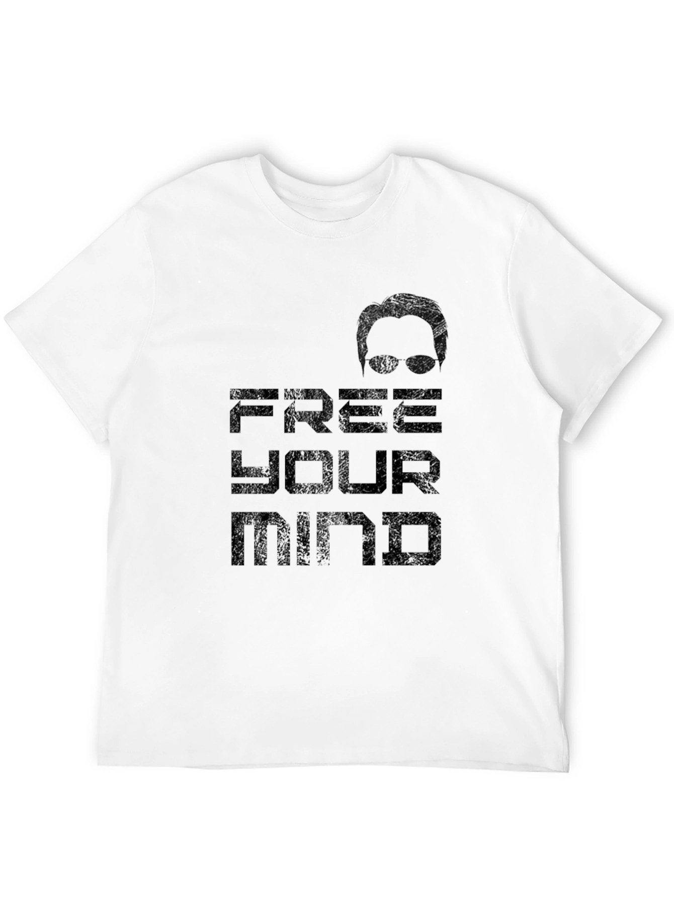 Black Free Your Mind Graphic T-Shirt - Black view 12