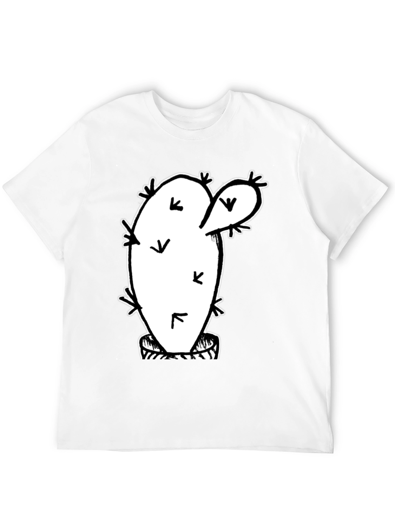 Black Cactus Graphic T-Shirt - Trendy Black Tee view 12