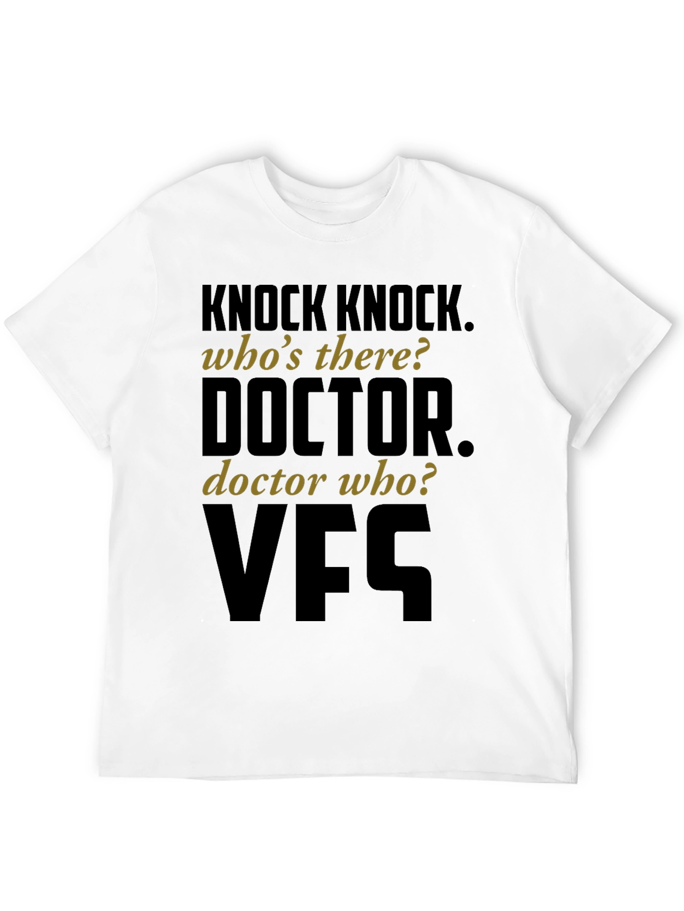 Black Knock Knock Doctor Who T-Shirt view 12