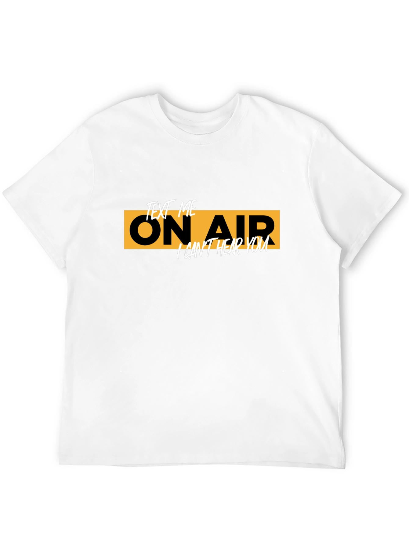Black On Air Graphic Tee - Text Me, I Can't Hear You! view 12