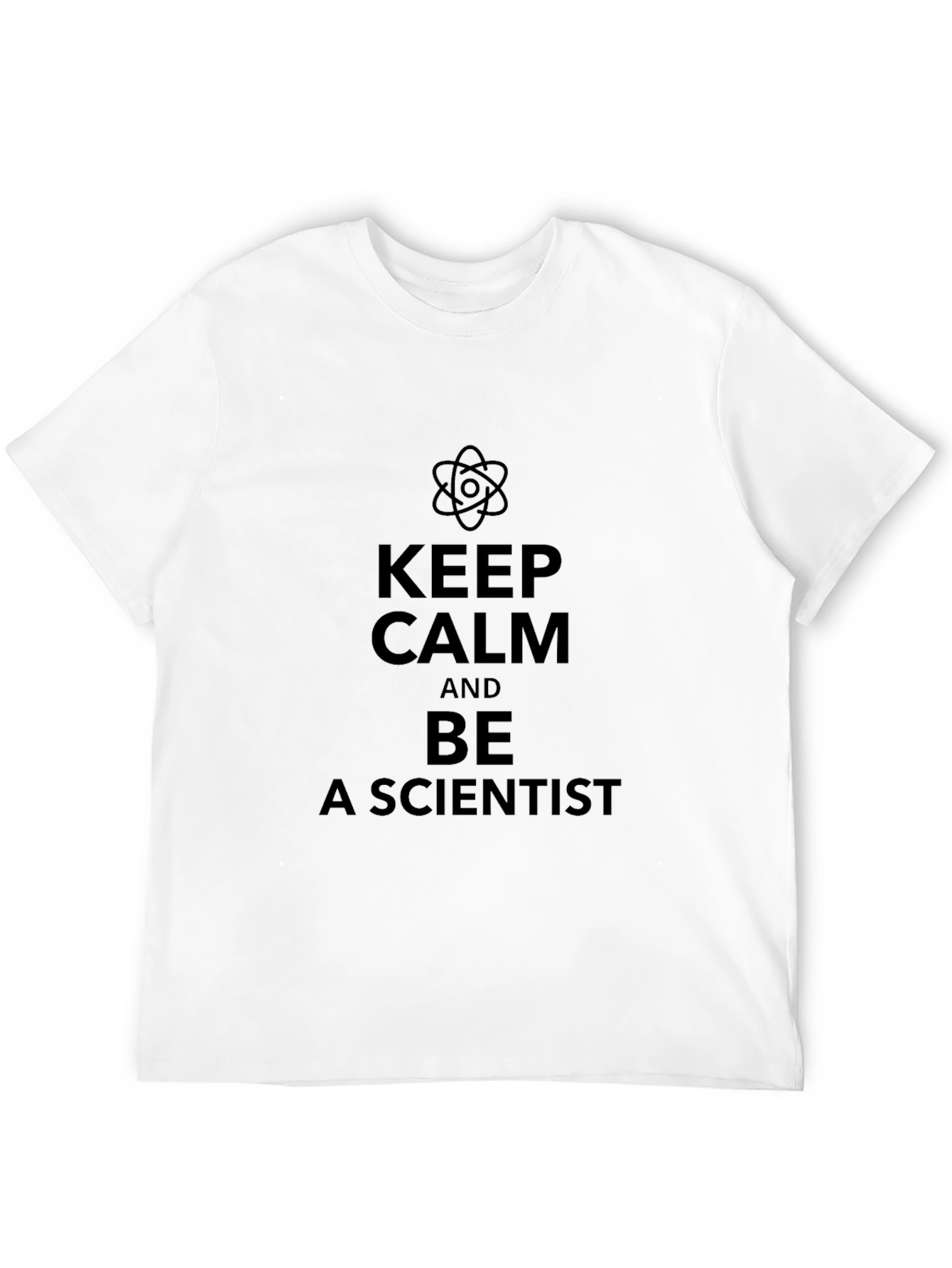 Black Keep Calm and Be A Scientist T-Shirt view 12