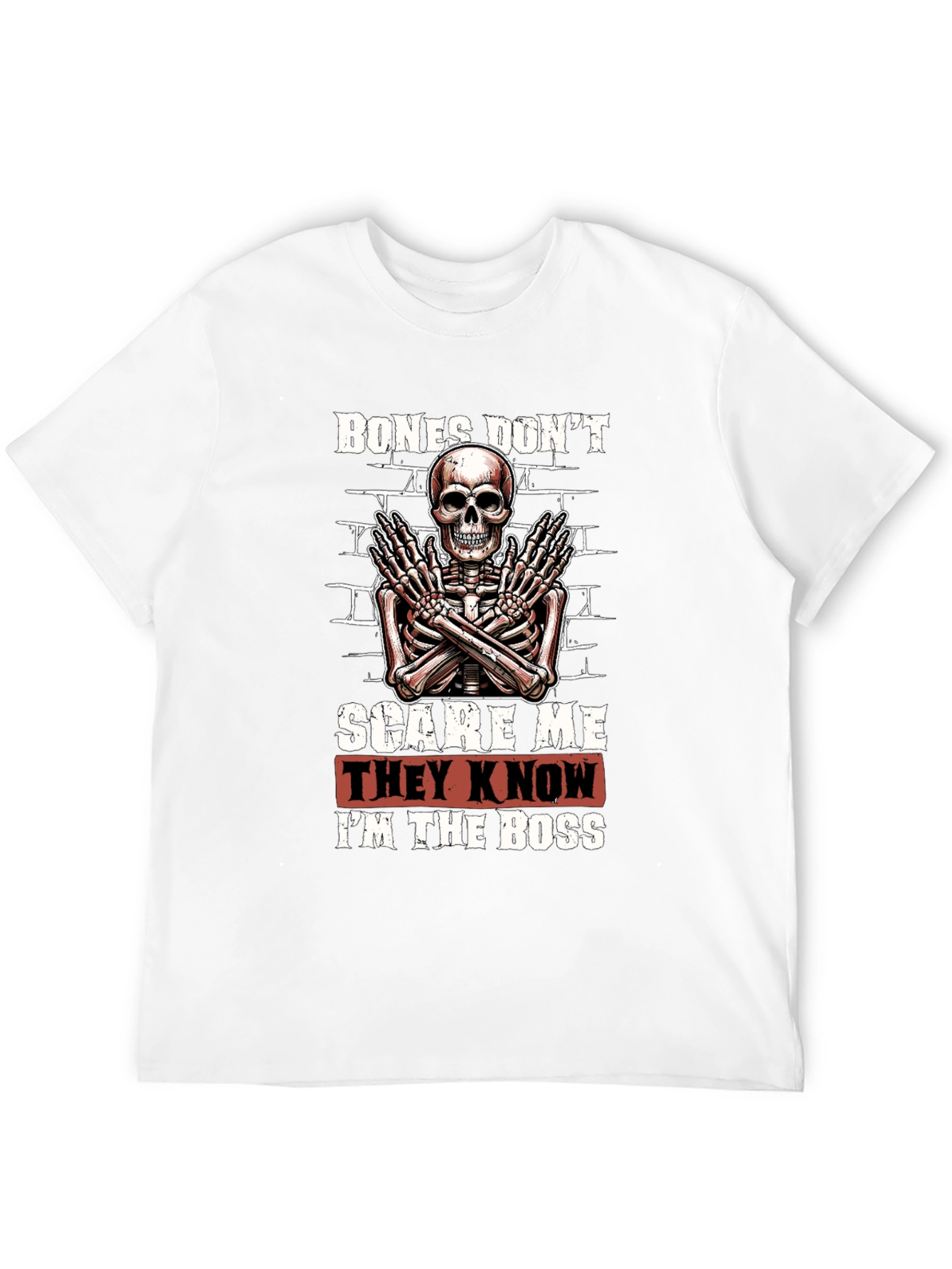 Black Bones Don't Scare Me T-Shirt view 12