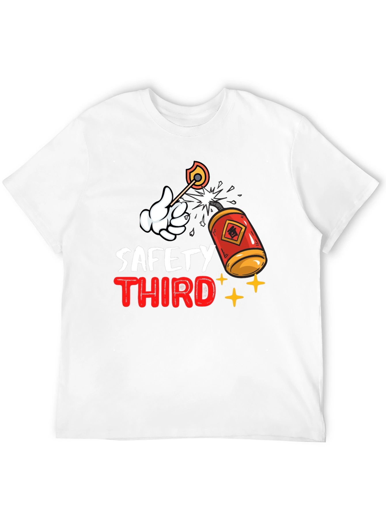 Black Safety Third Graphic T-Shirt view 12