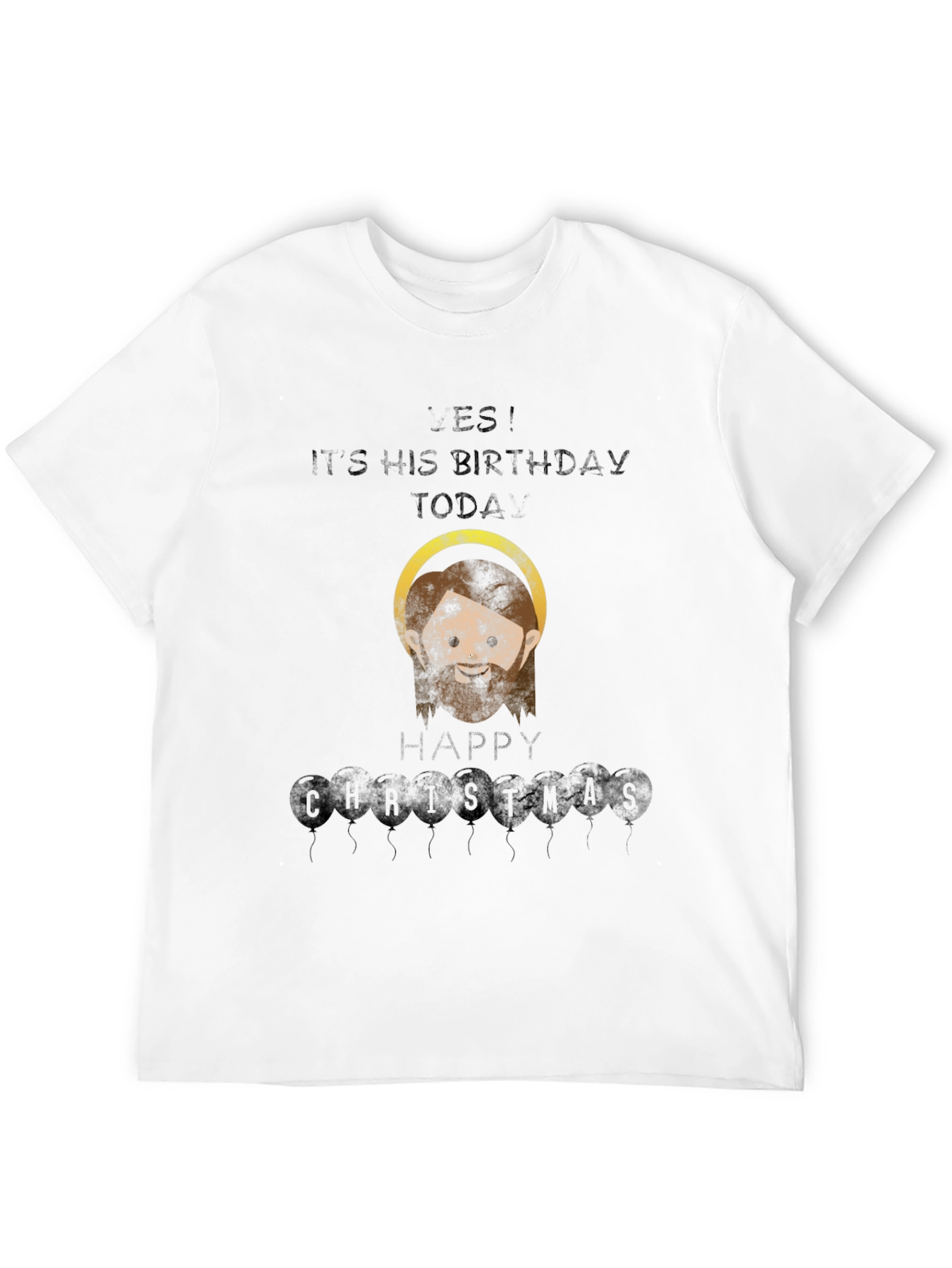 Black It's His Birthday Today Funny Graphic Tee view 12