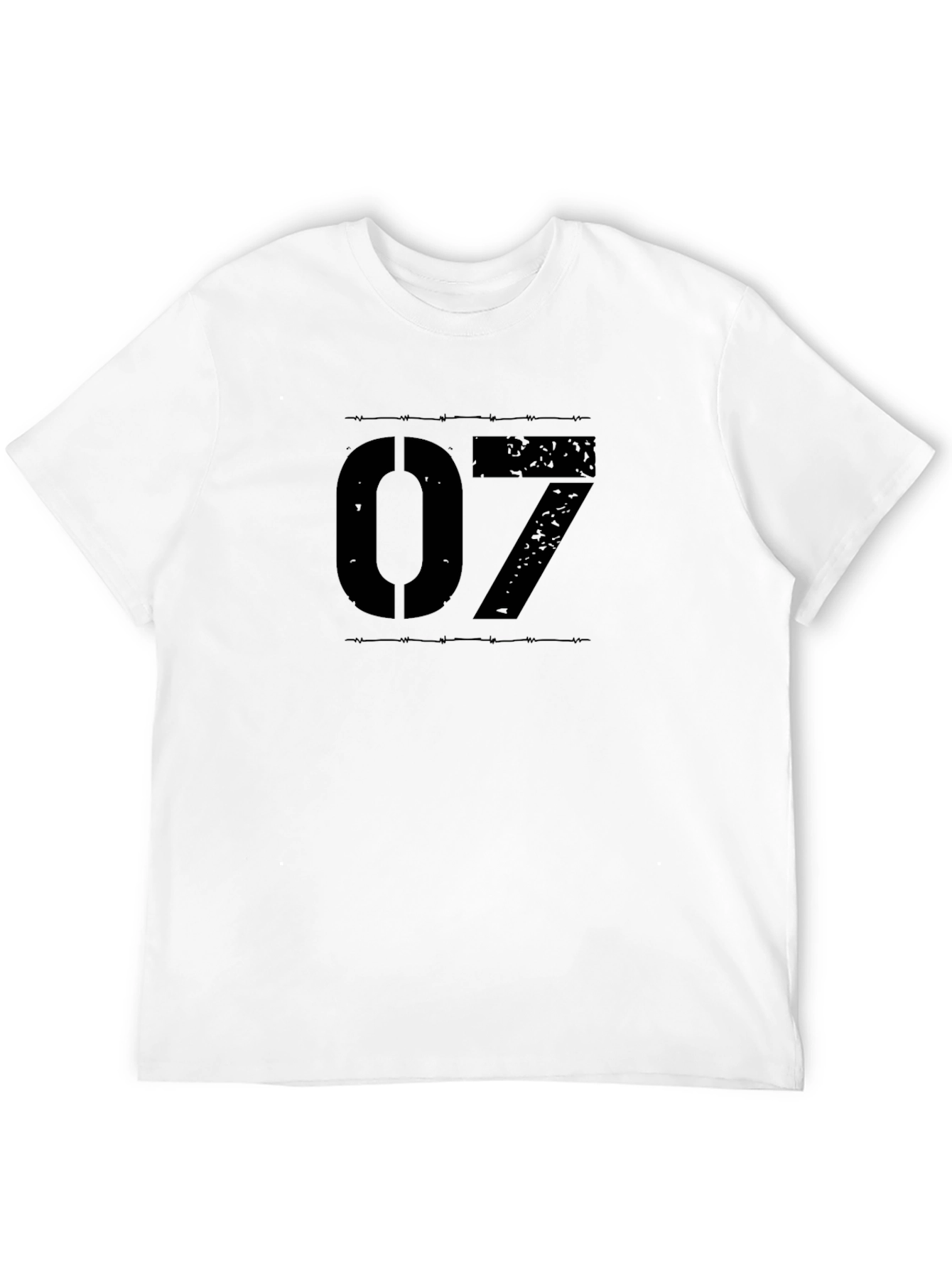 Black Edgy 07 Graphic Black T-Shirt - Urban Style view 12