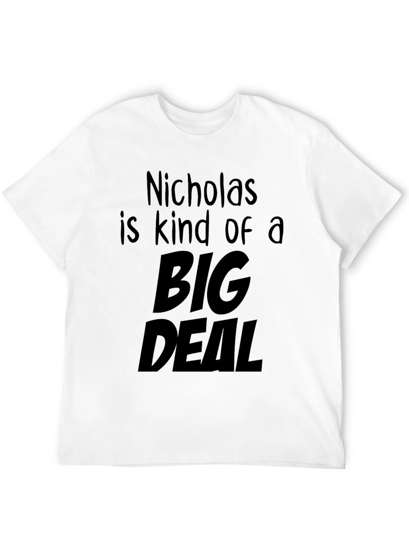 Black Nicholas Big Deal Black T-Shirt view 12