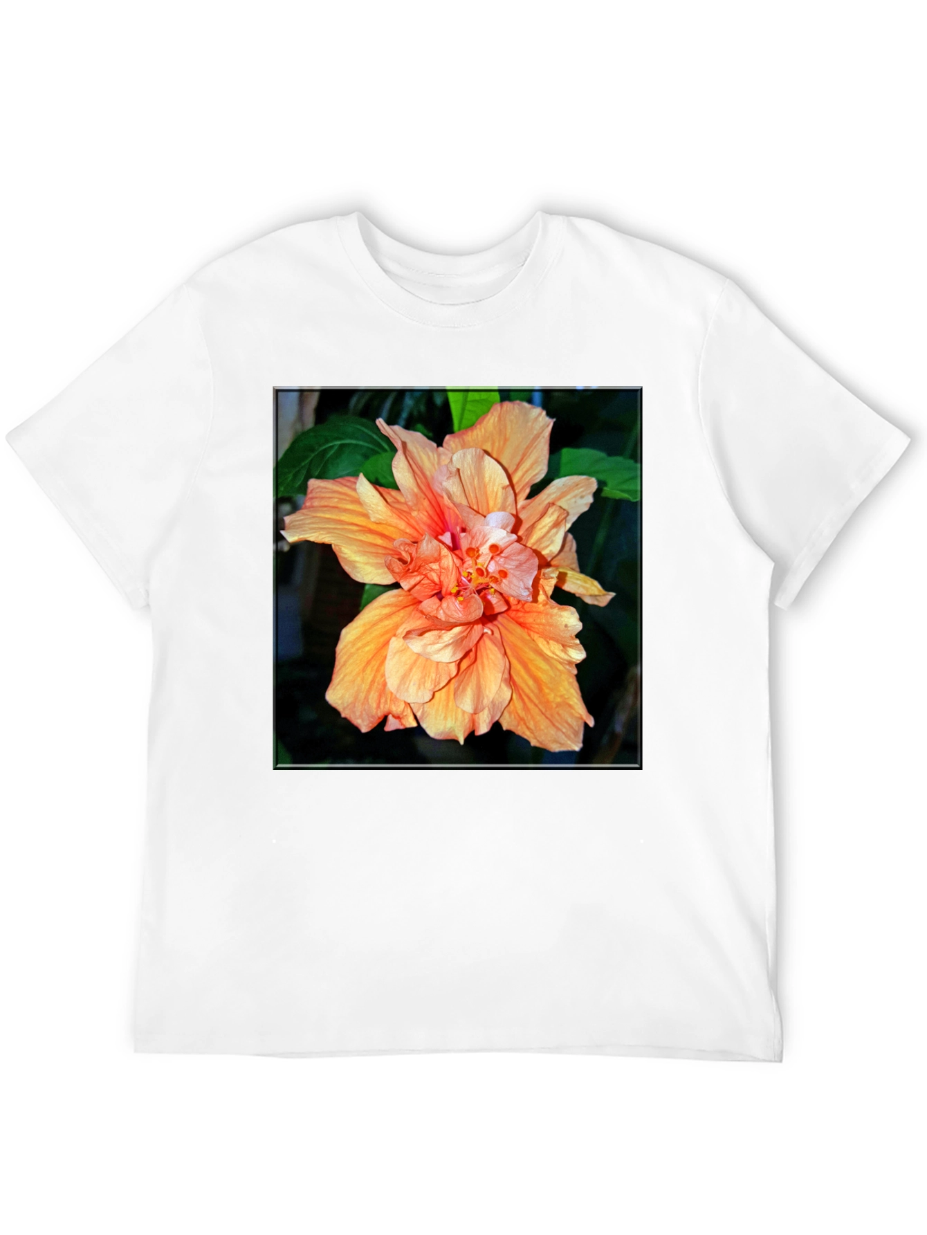 Black Floral Print Black T-Shirt view 12