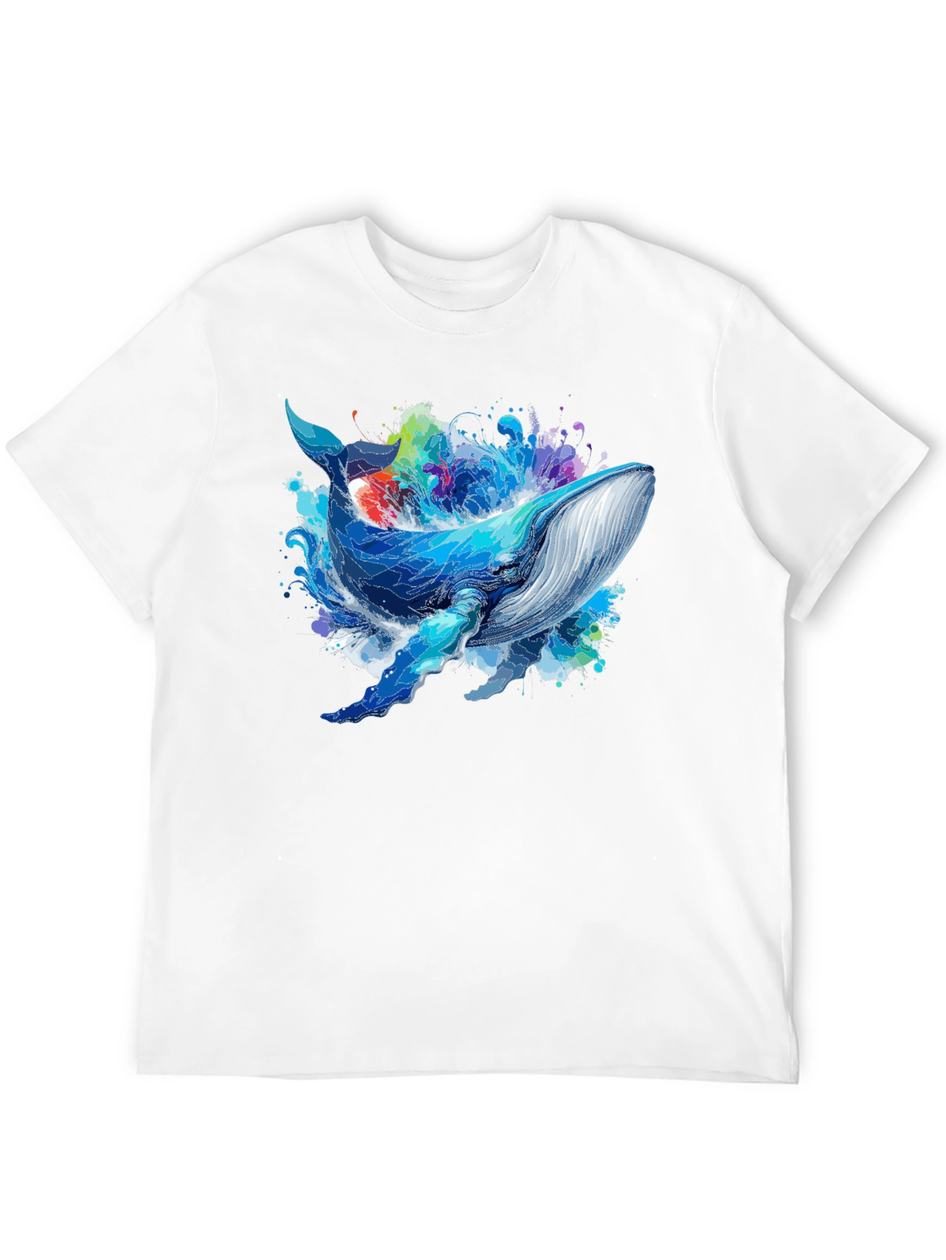 Whale Graphic Tee - Black Unisex T-Shirt - 12