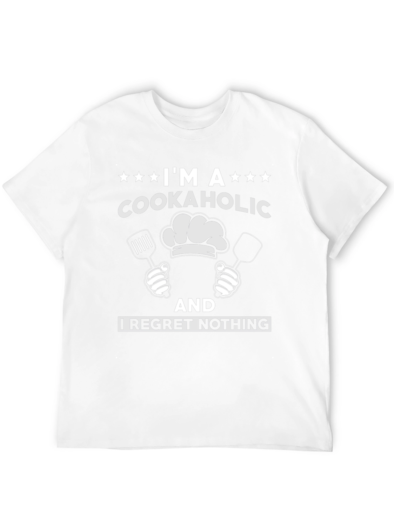 Black Cookaholic T-Shirt: Funny Chef Cooking Tee view 12