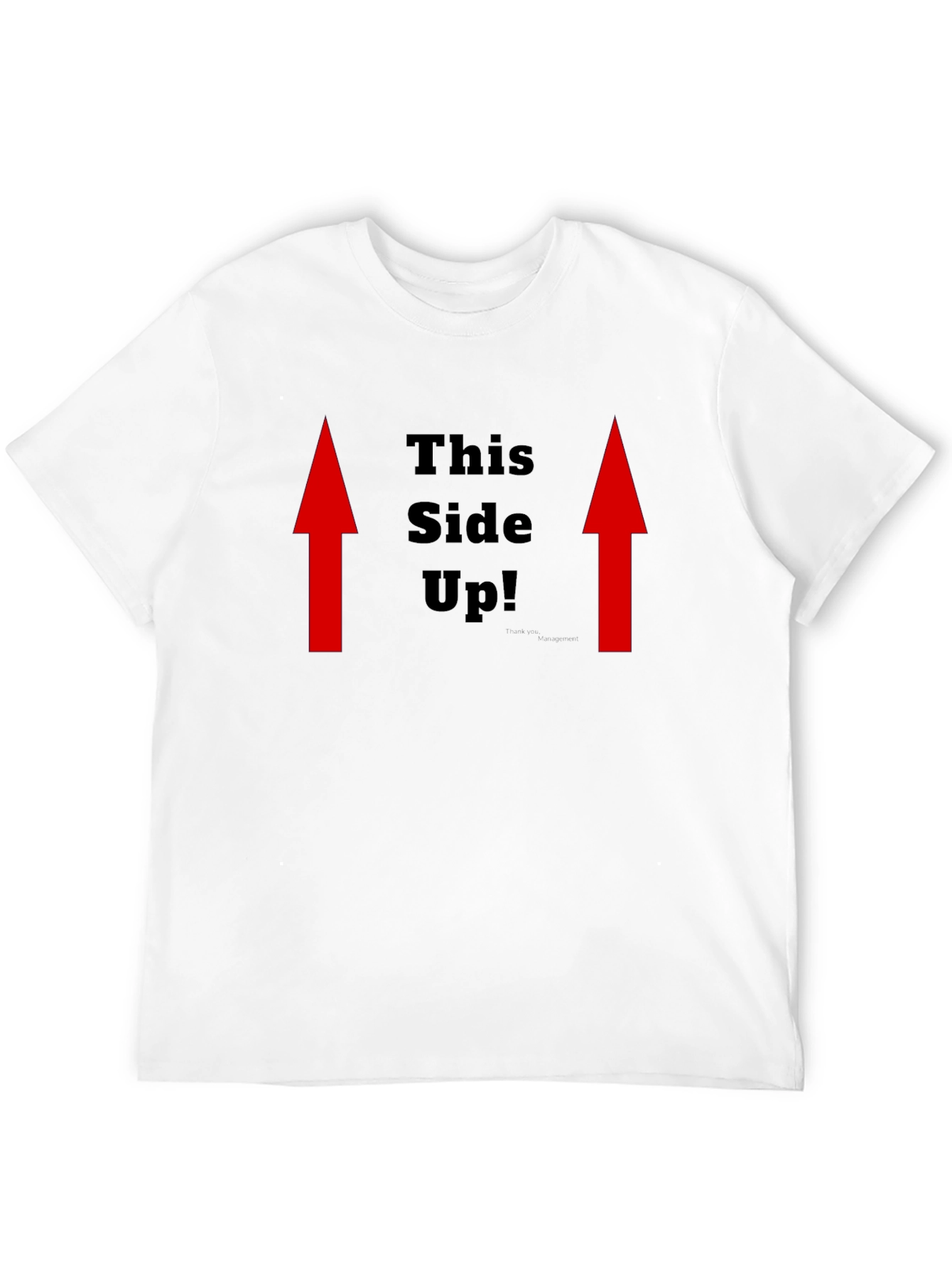 Black This Side Up Graphic Tee view 12
