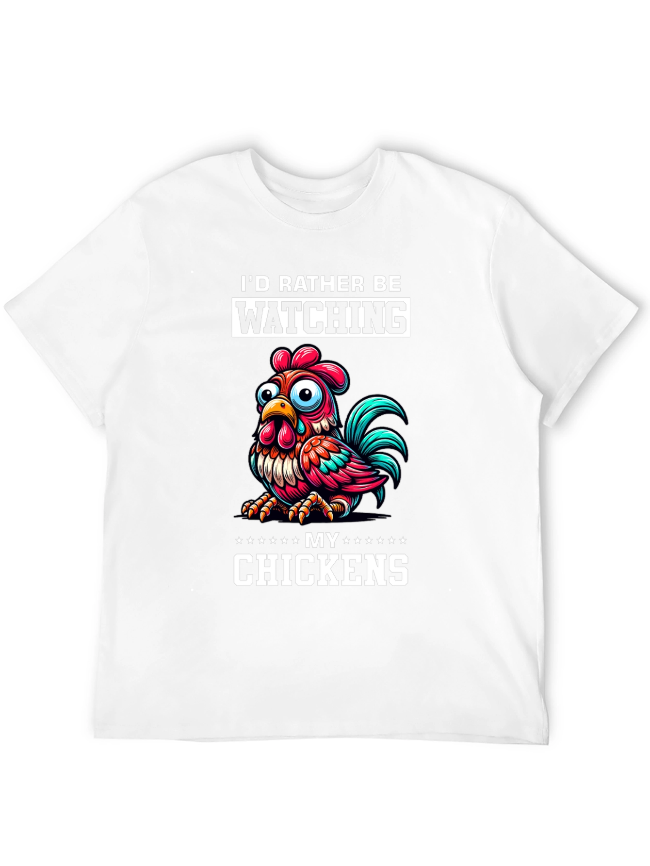 Black Funny Chicken Lover T-Shirt view 12